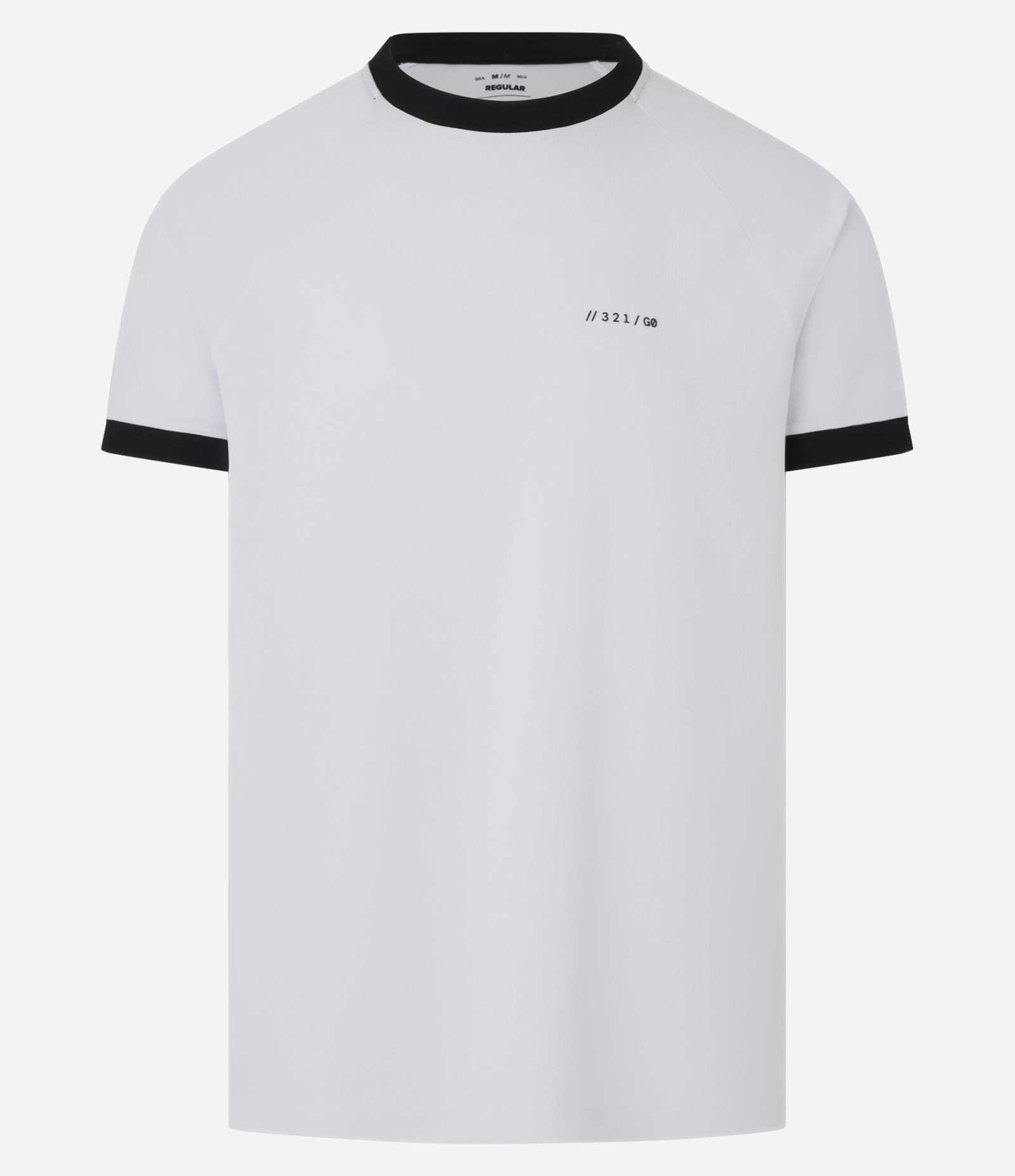 Camiseta Esportiva de Futebol em Tecnologia Dry em Recortes Contrastantes Branco 4