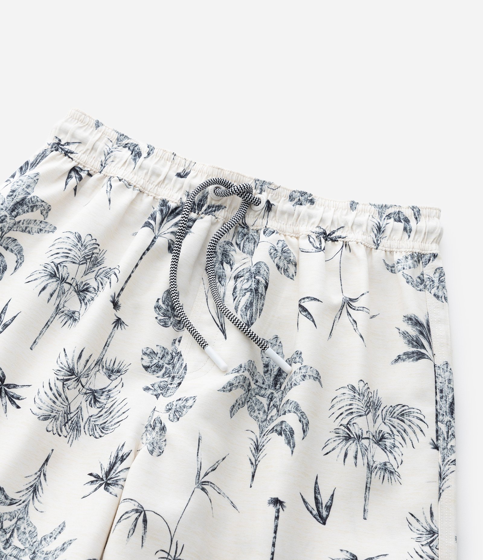 Bermuda Infantil com Estampa Folhagem - Tam 5 A 14 Anos Branco 6