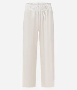 Pijama Americano Longo em Cetim com Estampa de Flor