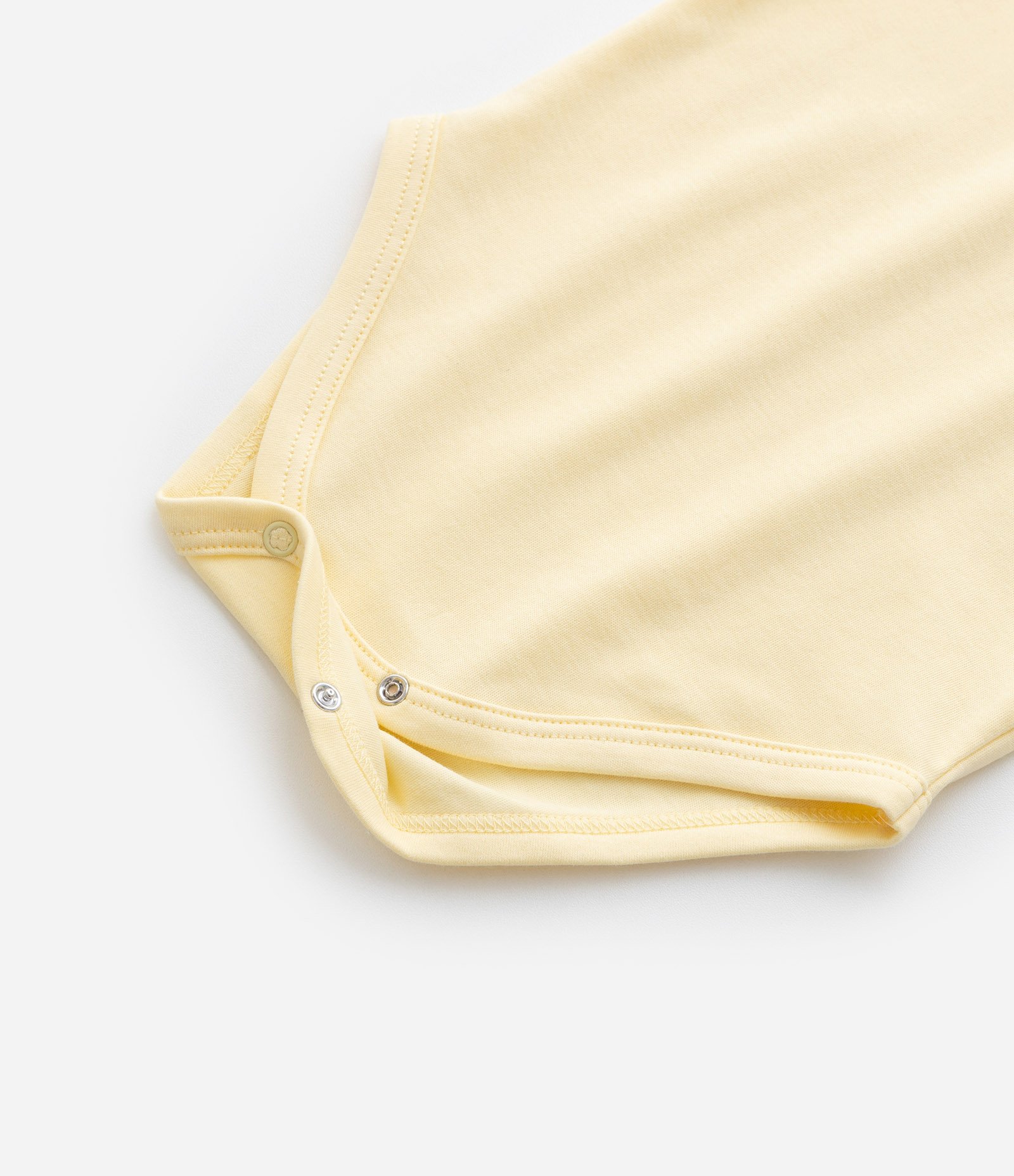 Body Básico Infantil em Algodão Peruano - Tam RN a 18 meses Amarelo 4