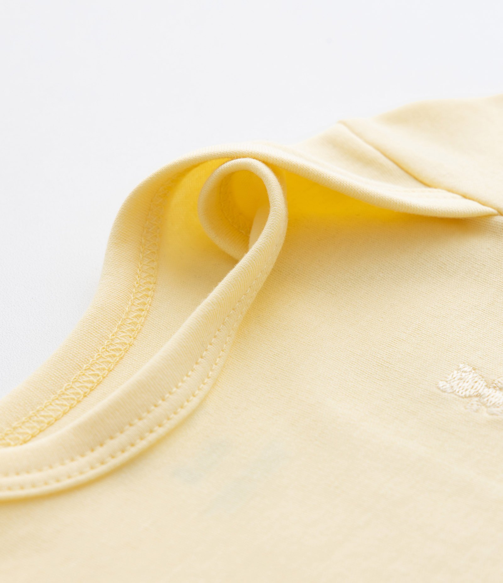 Body Básico Infantil em Algodão Peruano - Tam RN a 18 meses Amarelo 5