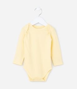 Body Básico Infantil em Algodão Peruano - Tam RN a 18 meses