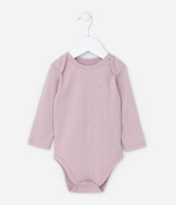 Body Básico Infantil em Algodão Peruano - Tam RN a 18 meses