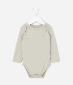 Body Infantil Básico em Algodão Peruano - Tam RN a 18 meses