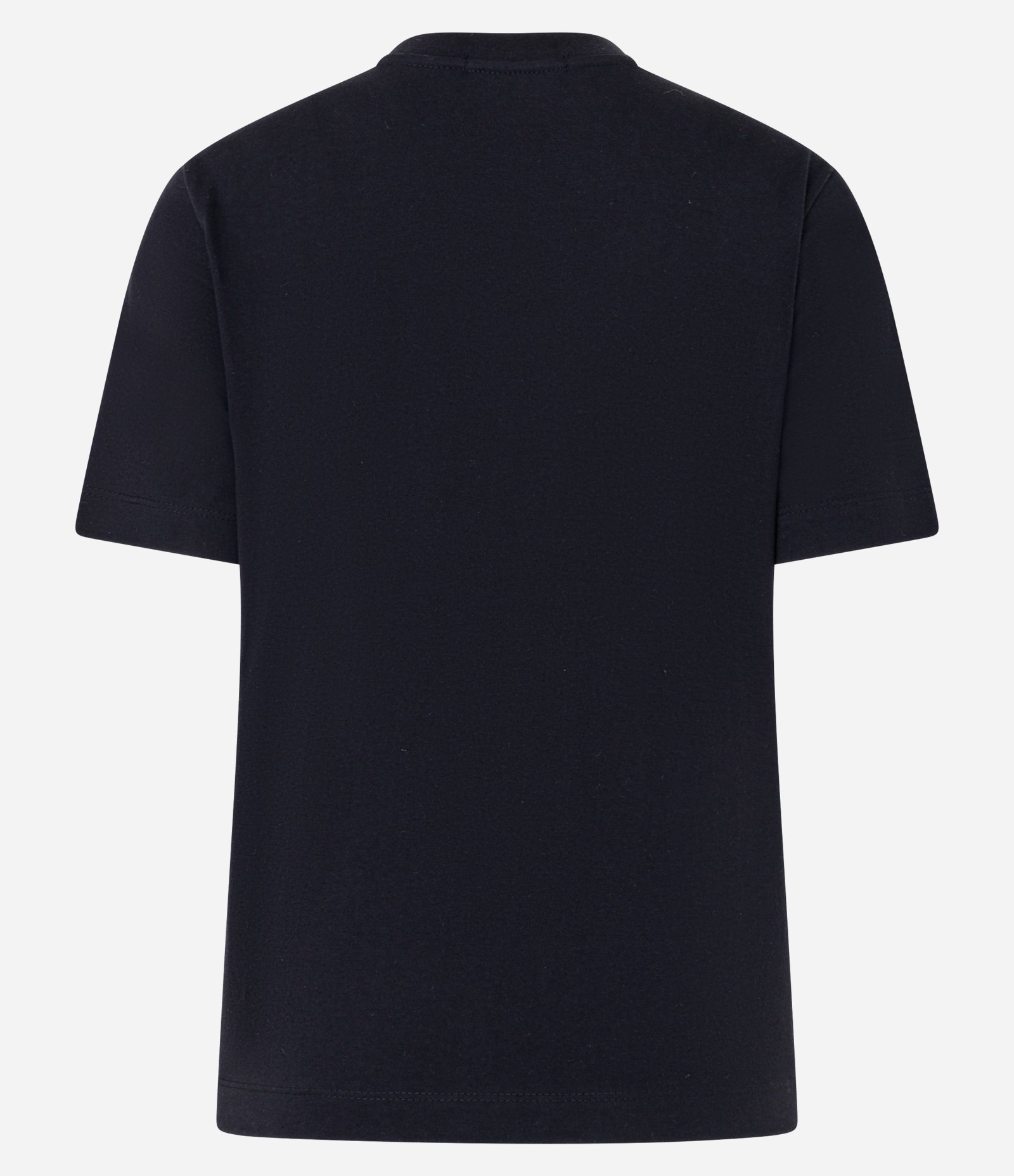 Camiseta Slim em Algodão com Bloco de Paetês Preto 7
