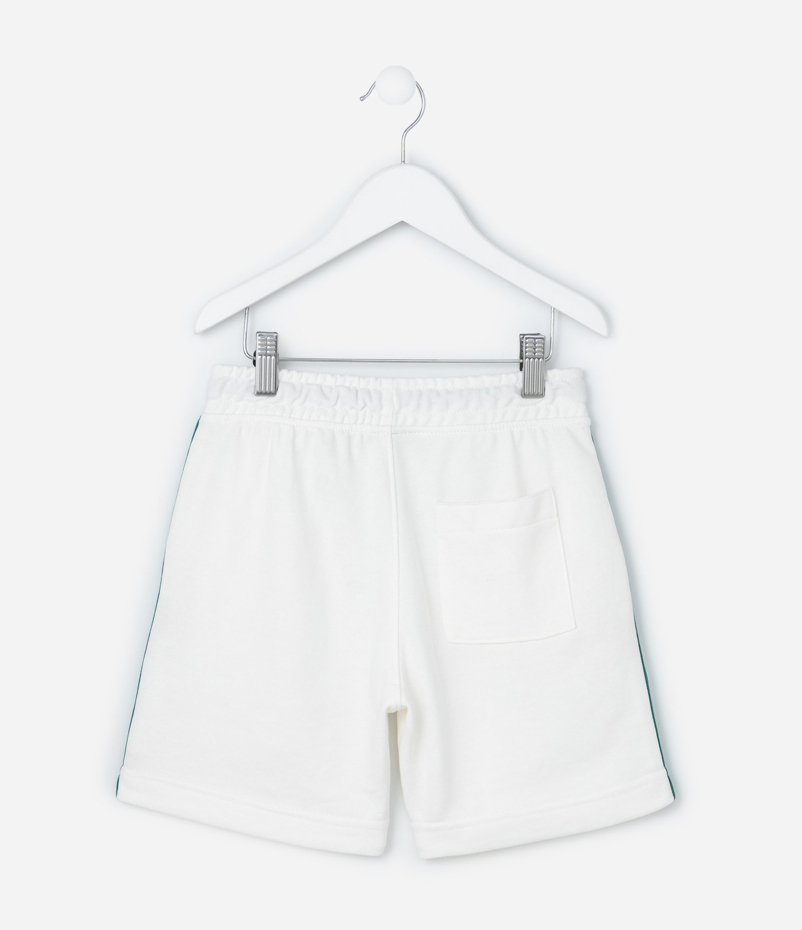 Bermuda Infantil com Detalhes Contrastantes - Tam 5 a 14 Anos Branco 2
