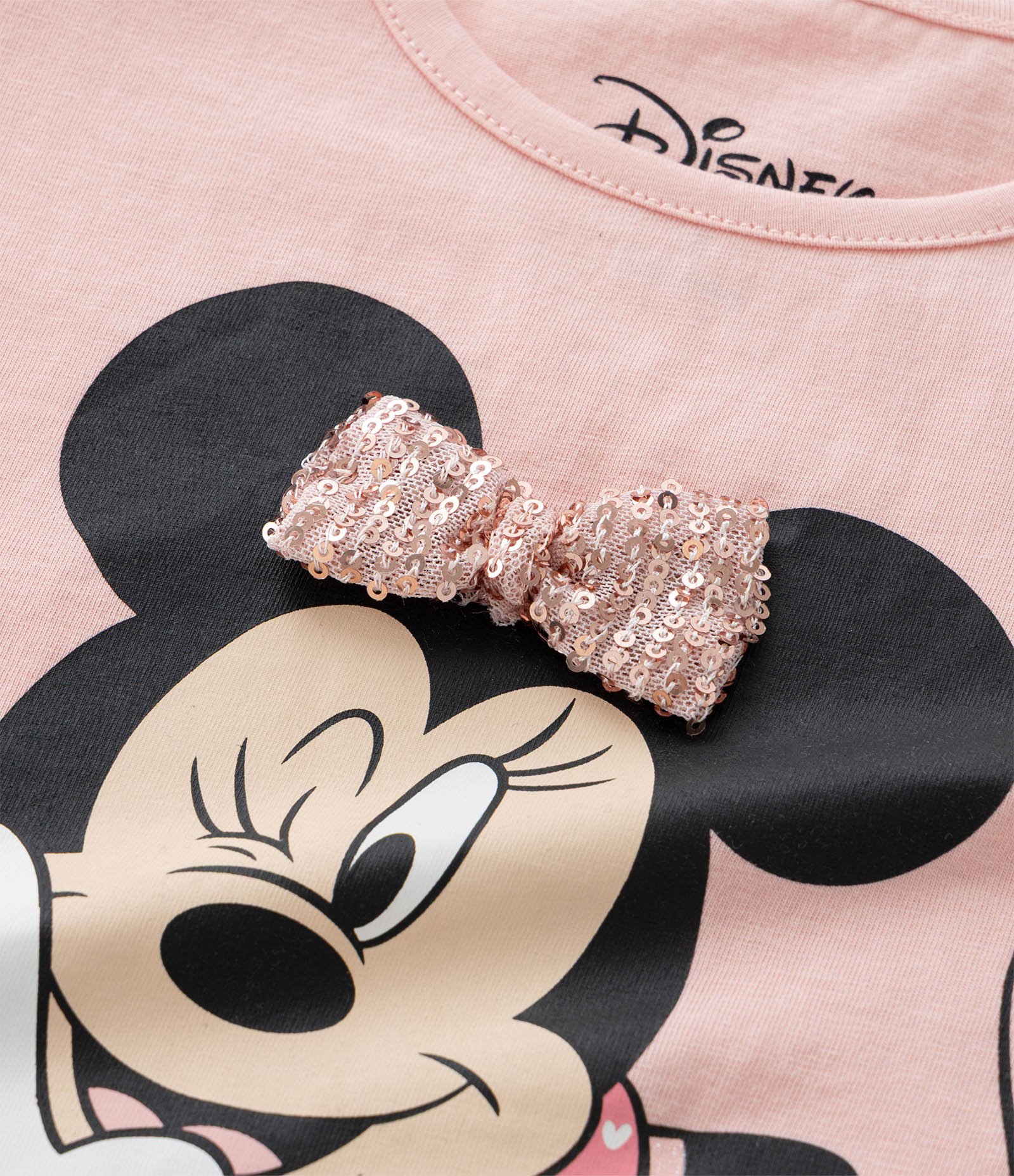 Conjunto Infantil com Estampa Minnie - Tam 1 a 6 Anos Rosa/Branco 7