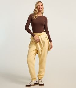 Body em Poliamida Manga Longa