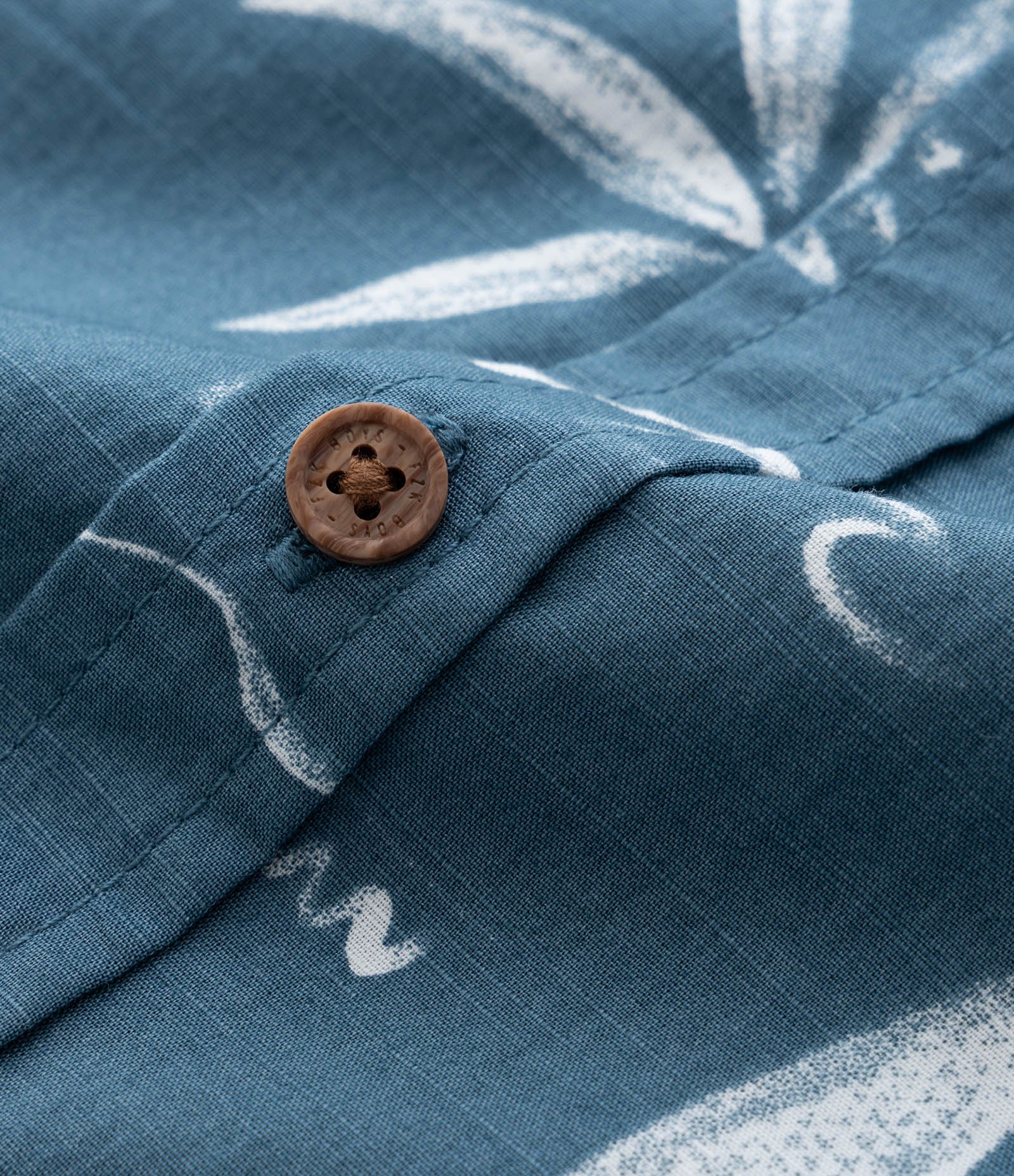 Camisa Infantil em Flanela com Estampa Tropical - Tam 5 a 14 Anos Azul 4