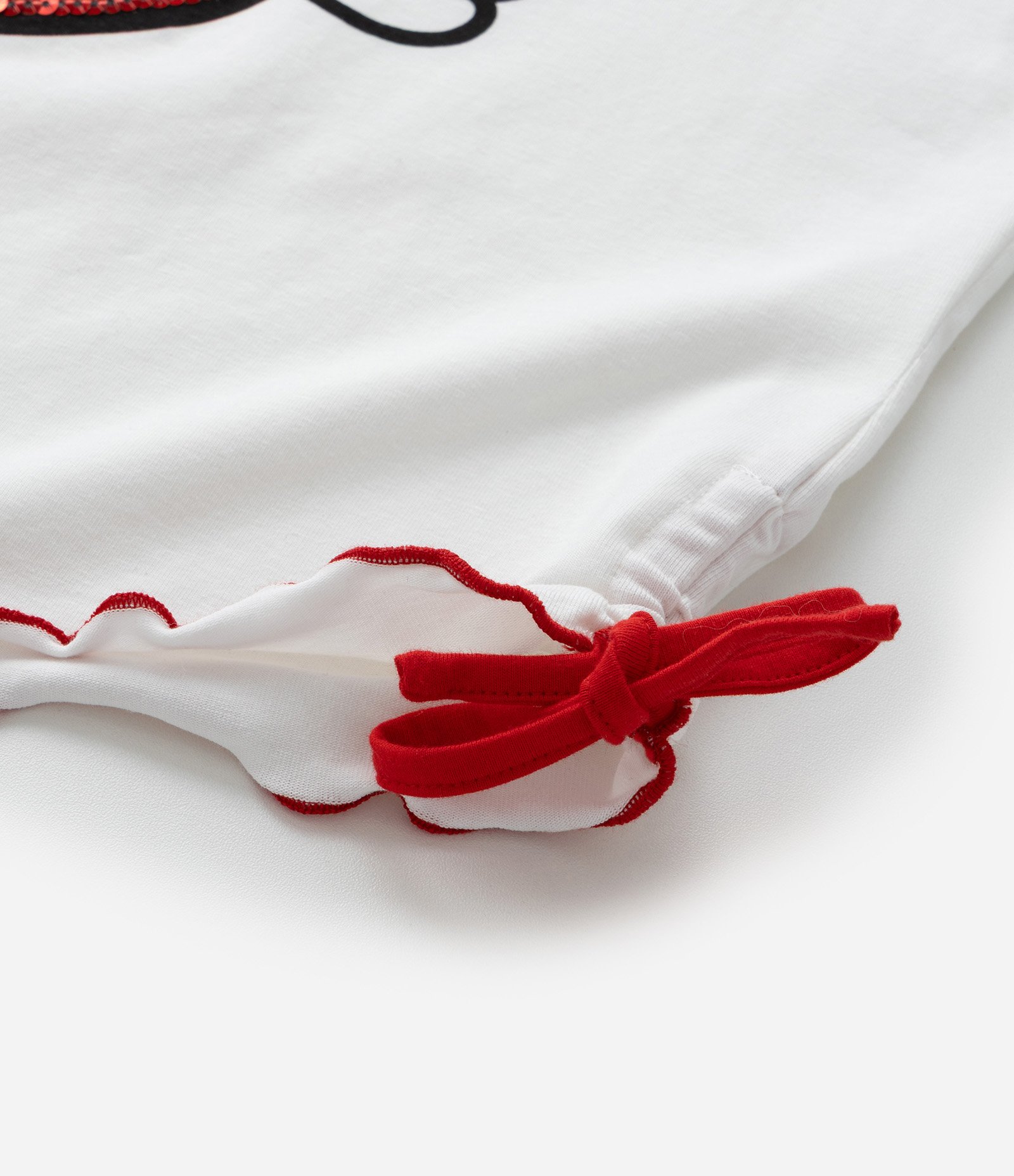 Camiseta Infantil com Lacinhos e Estampa Hello Kitty - Tam 5 a 14 Anos Branco 5