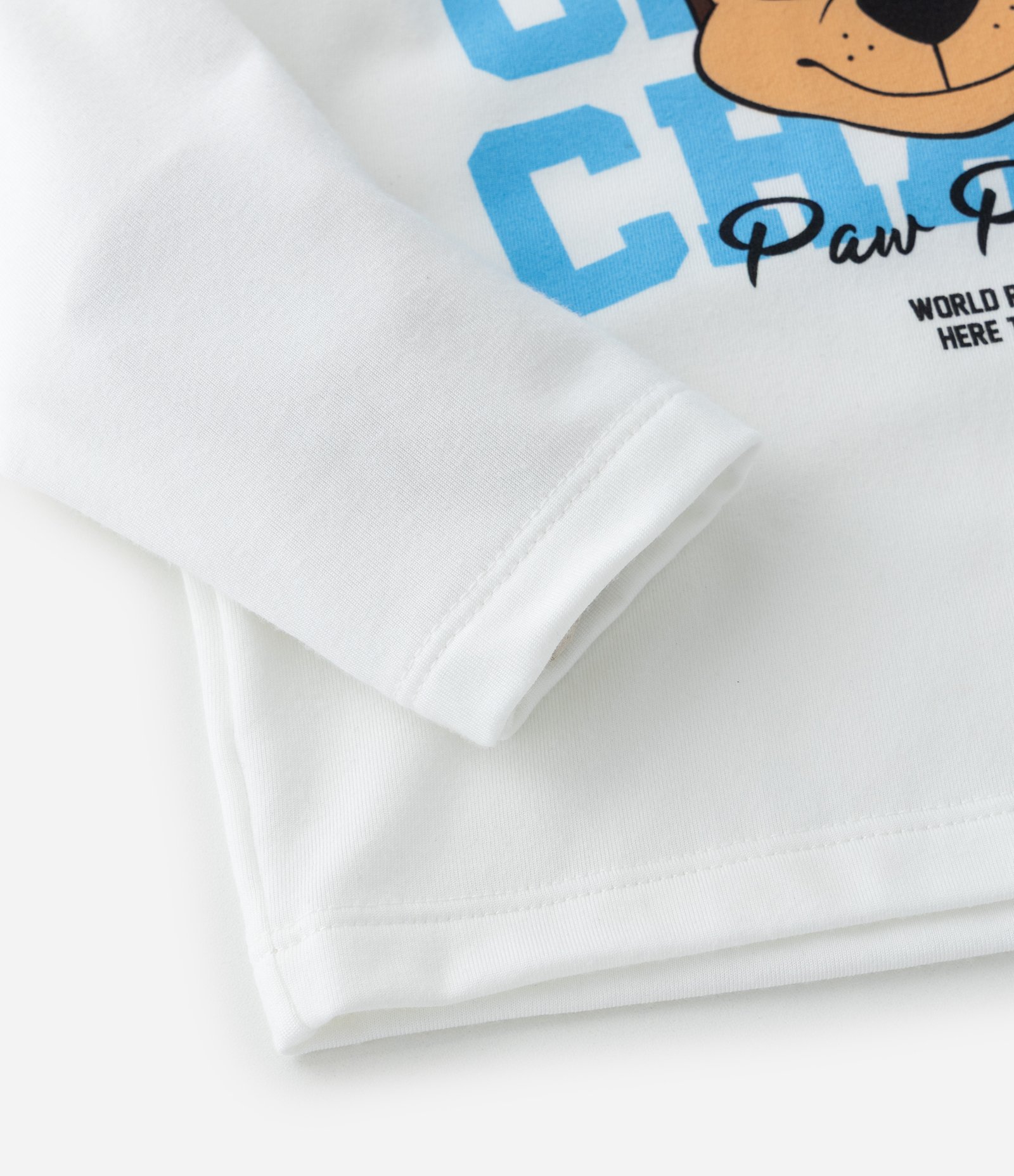 Camiseta Infantil Quentinha Estampa Patrulha Canina - Tam 2 a 6 Anos Branco 4
