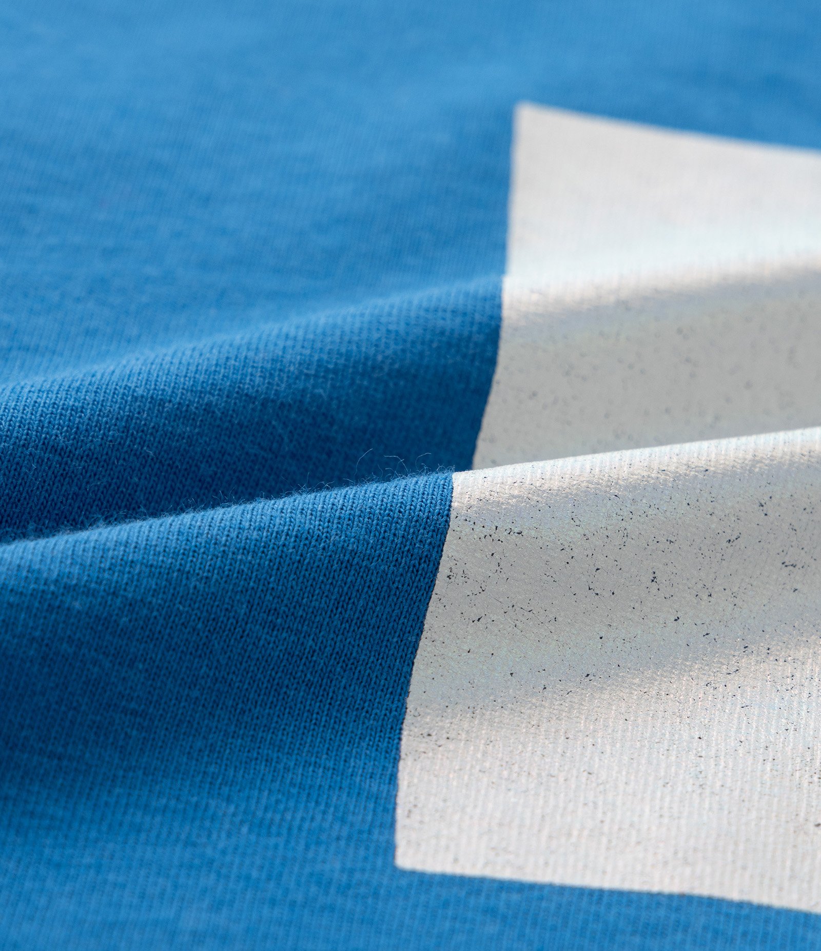 Camiseta Infantil com Estampa Playstation Holográfica - Tam 7 a 14 Anos Azul 3