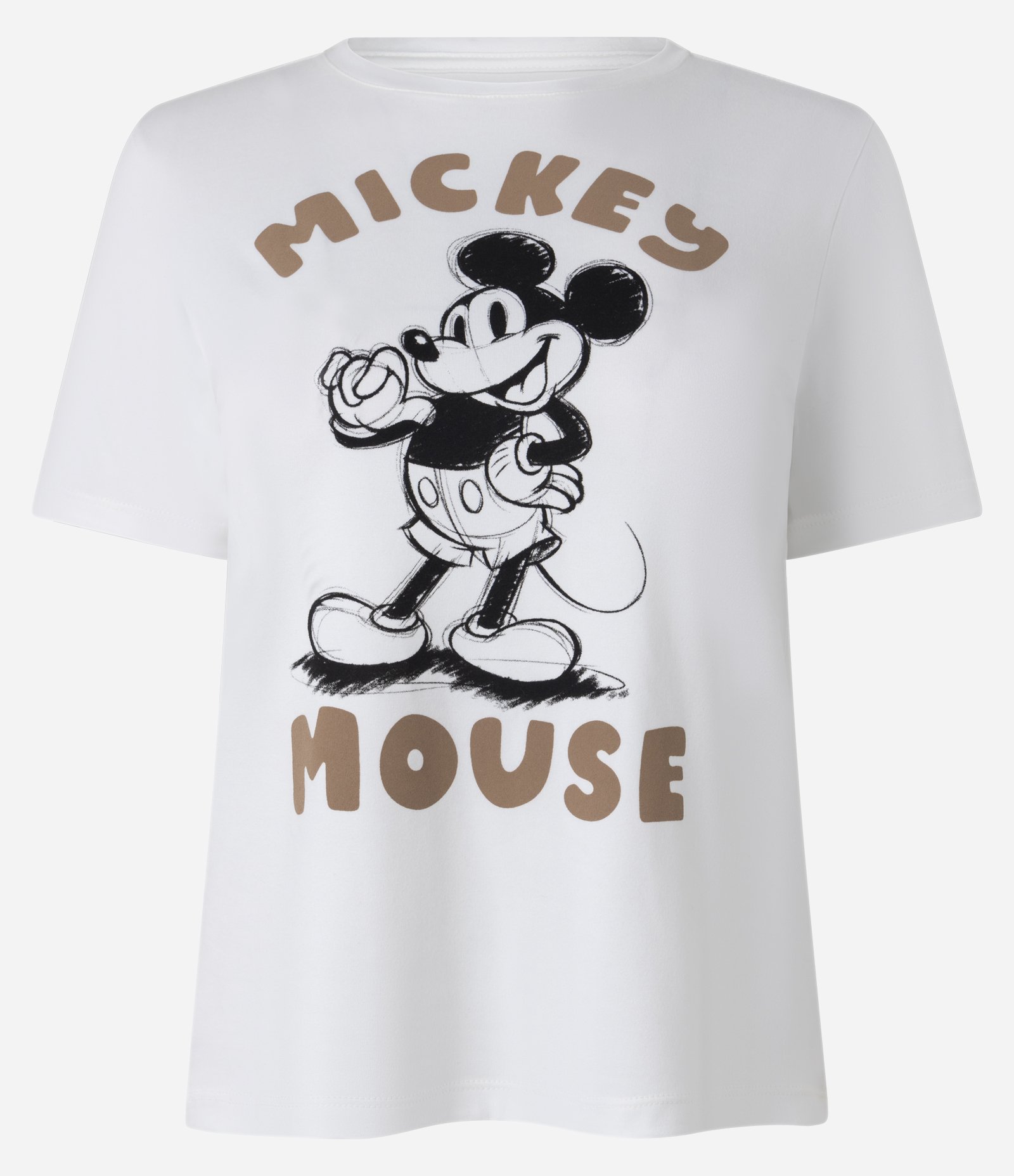 Blusa de Pijama com Estampa Mickey Branco 3