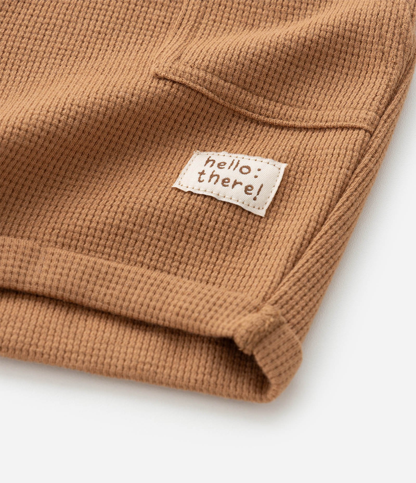 Conjunto Infantil Texturizado com Estampa Cachorrinho - Tam 0 a 18 meses Bege/Marrom 10