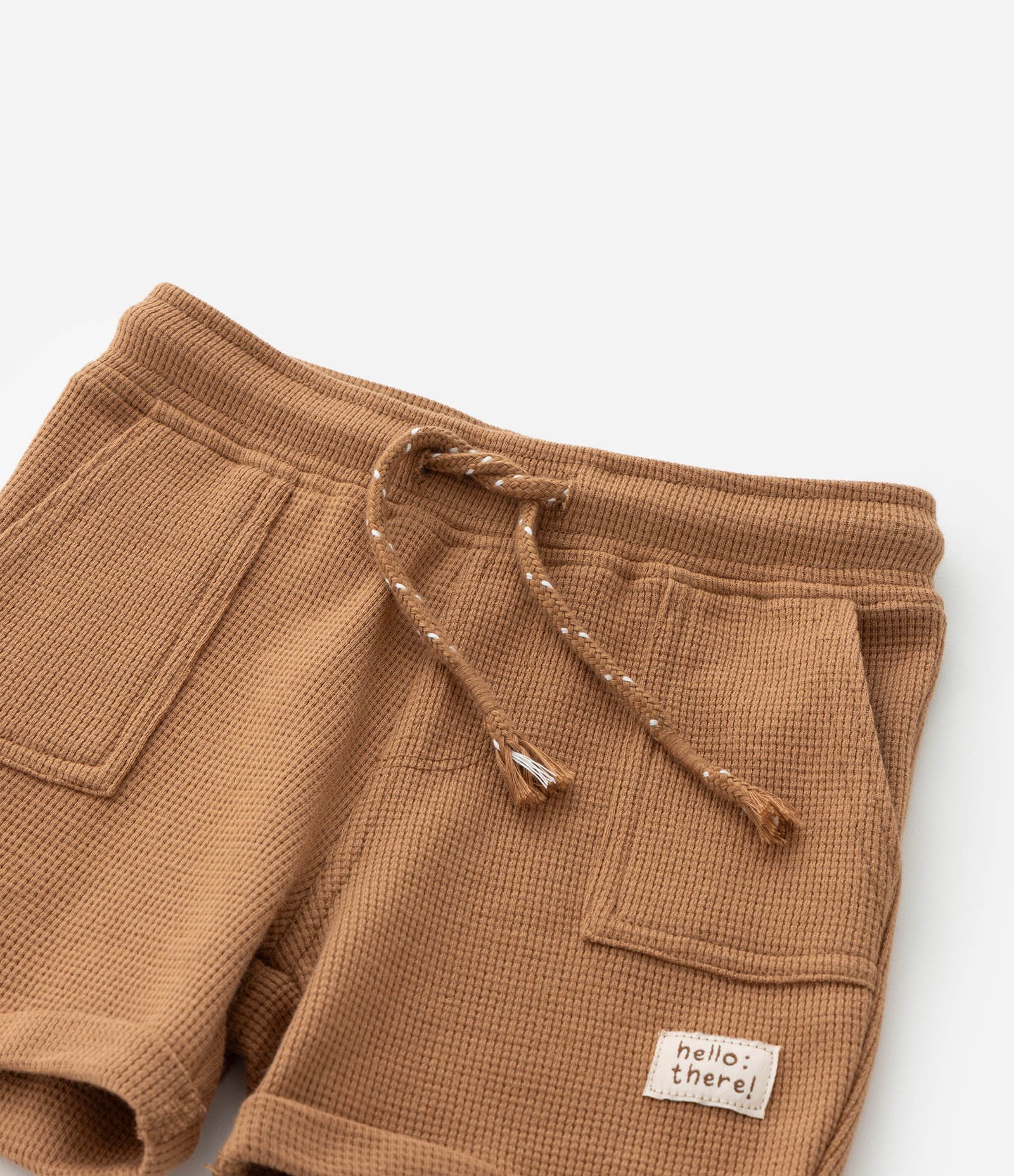 Conjunto Infantil Texturizado com Estampa Cachorrinho - Tam 0 a 18 meses Bege/Marrom 11