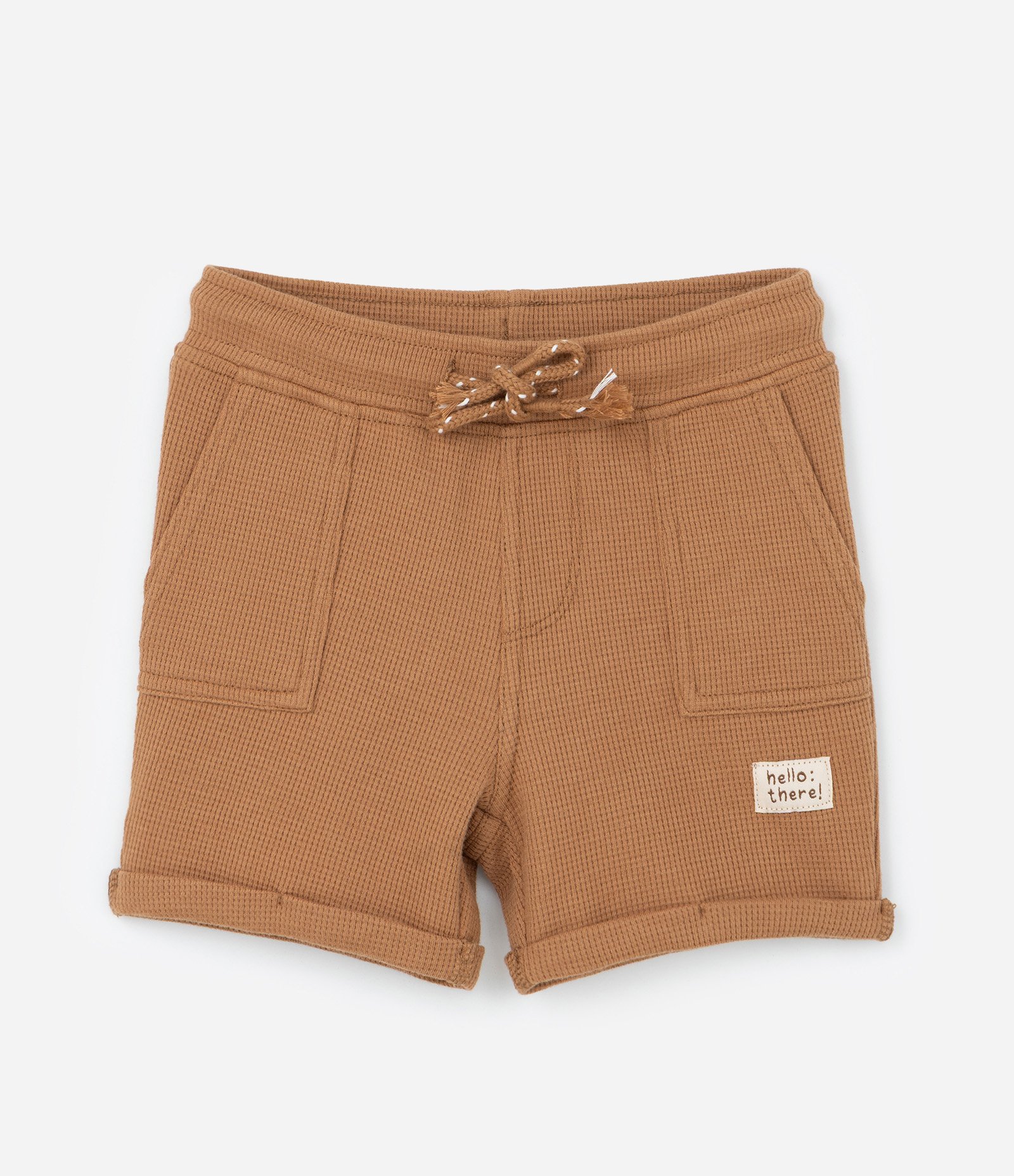 Conjunto Infantil Texturizado com Estampa Cachorrinho - Tam 0 a 18 meses Bege/Marrom 13