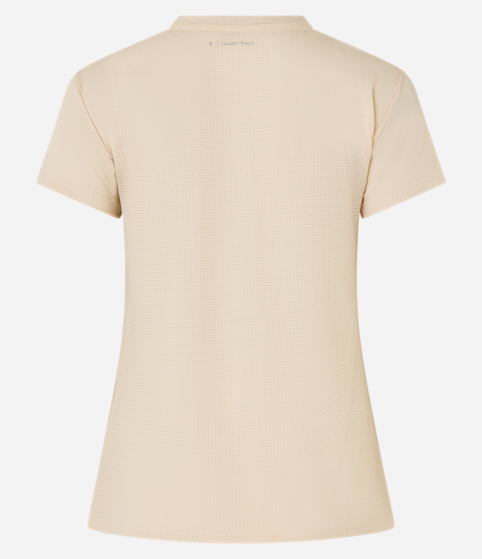 Camiseta Esportiva Texturizada em Microfibra Estampa Wellness Club Bege 7