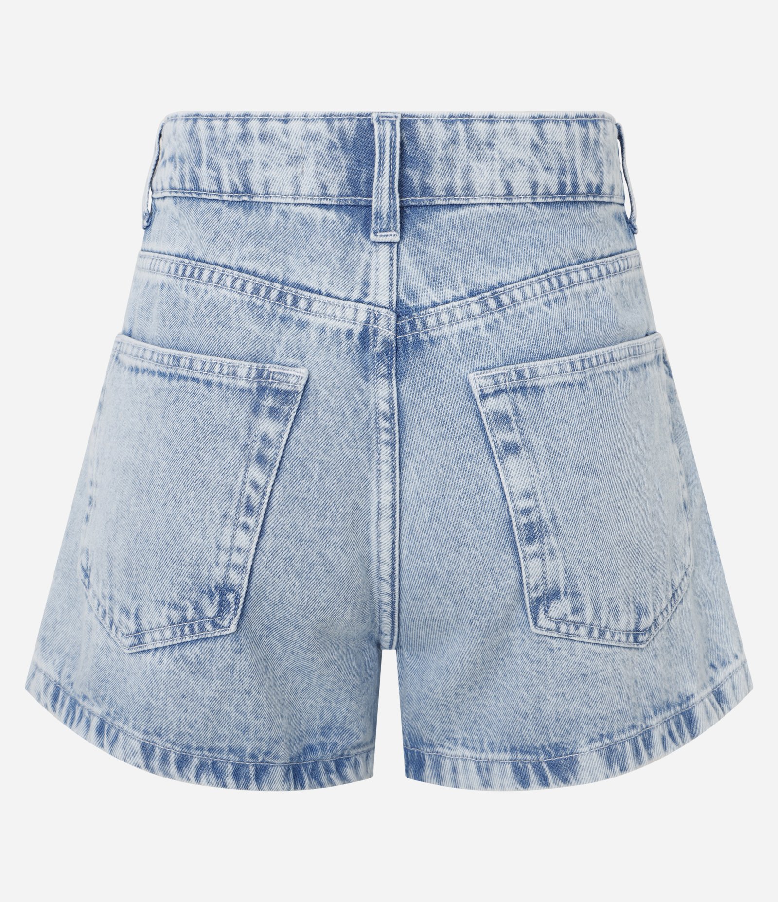 Short Slim em Jeans com Bordadinhos Azul 7