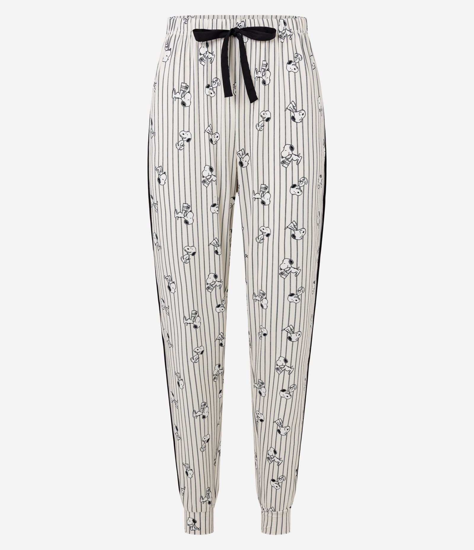 Calça de Pijama com Estampa Snoopy e Punhos Ajustados Off White 5