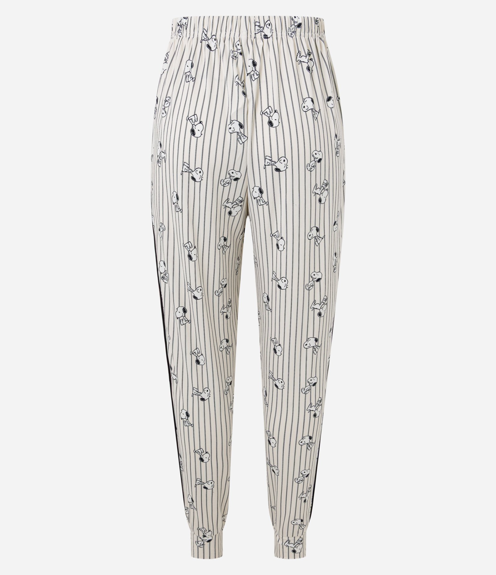 Calça de Pijama com Estampa Snoopy e Punhos Ajustados Off White 6