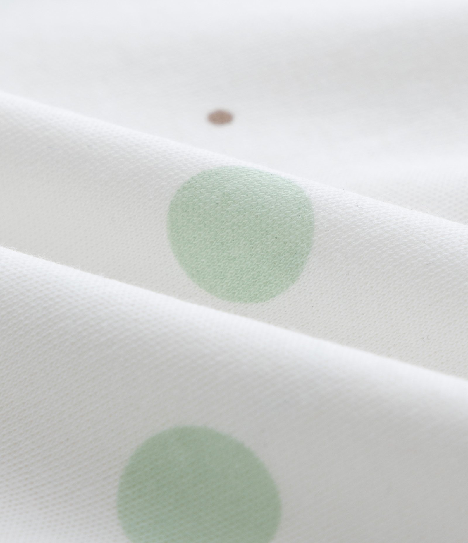 Macaquinho Infantil com Babadinho e Estampa Poá - Tam 0 a 18 meses Branco 4