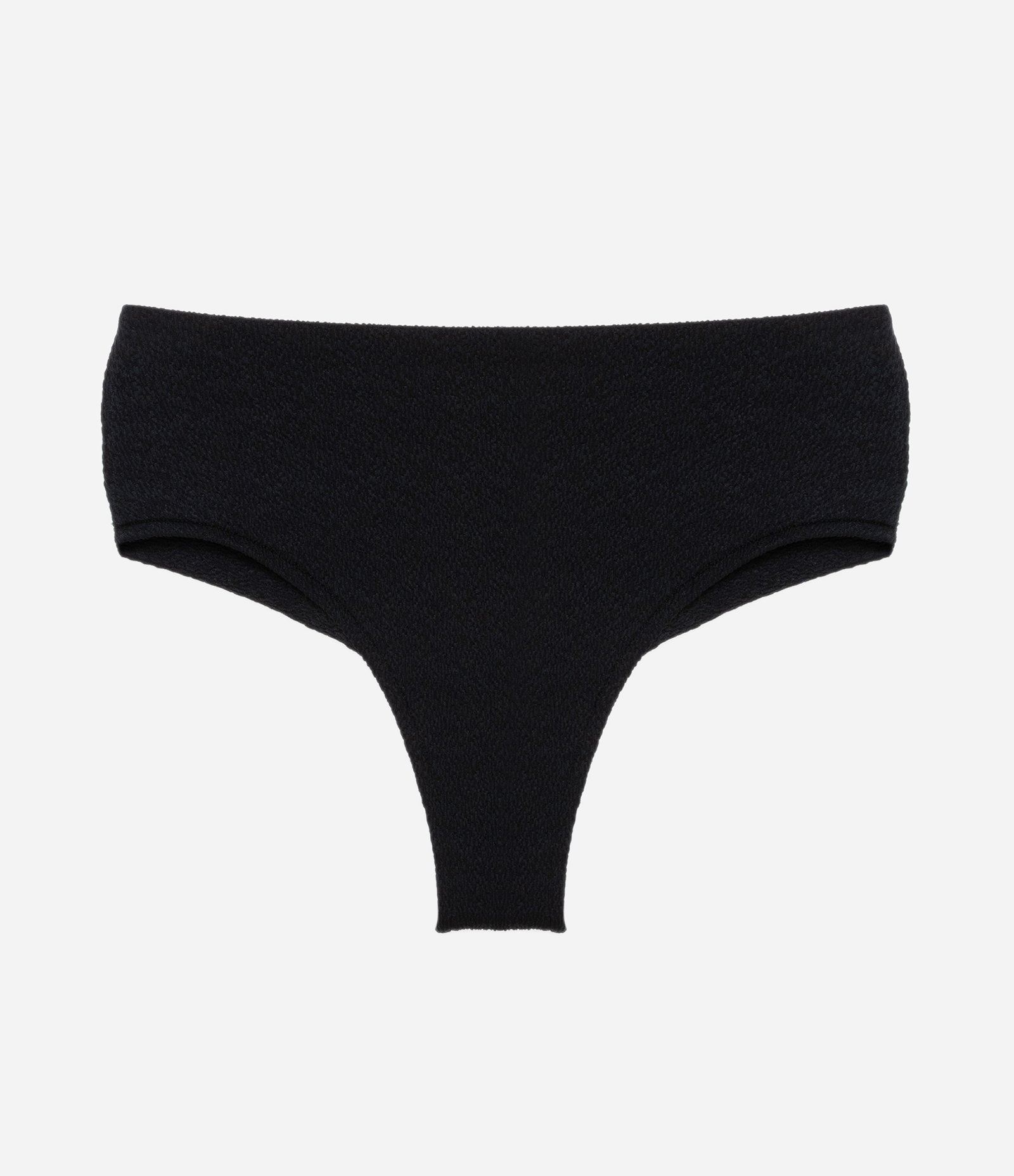 Biquíni Calcinha Hot Pants Texturizada com Efeito Empina Bumbum Preto 5
