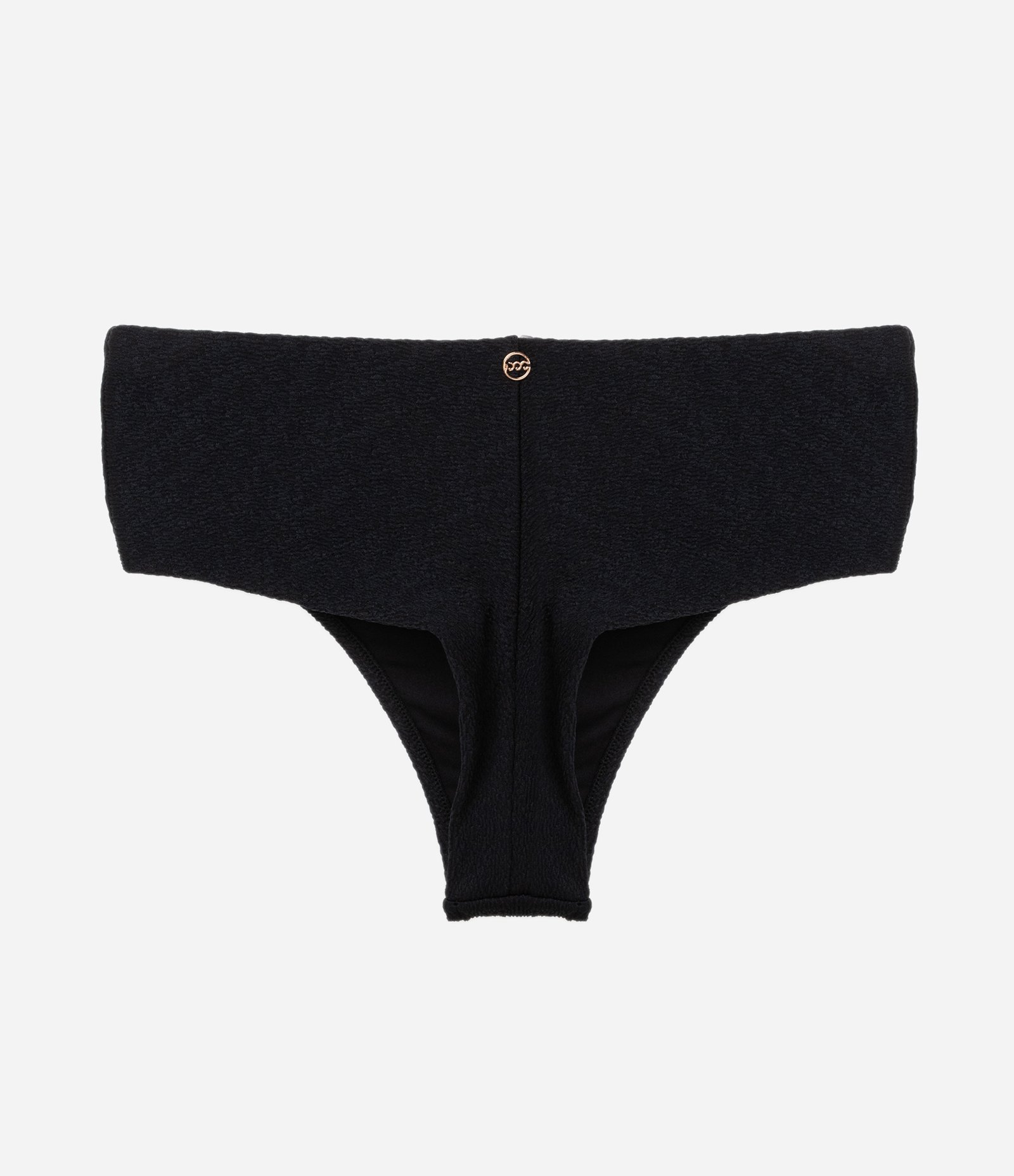 Biquíni Calcinha Hot Pants Texturizada com Efeito Empina Bumbum Preto 6