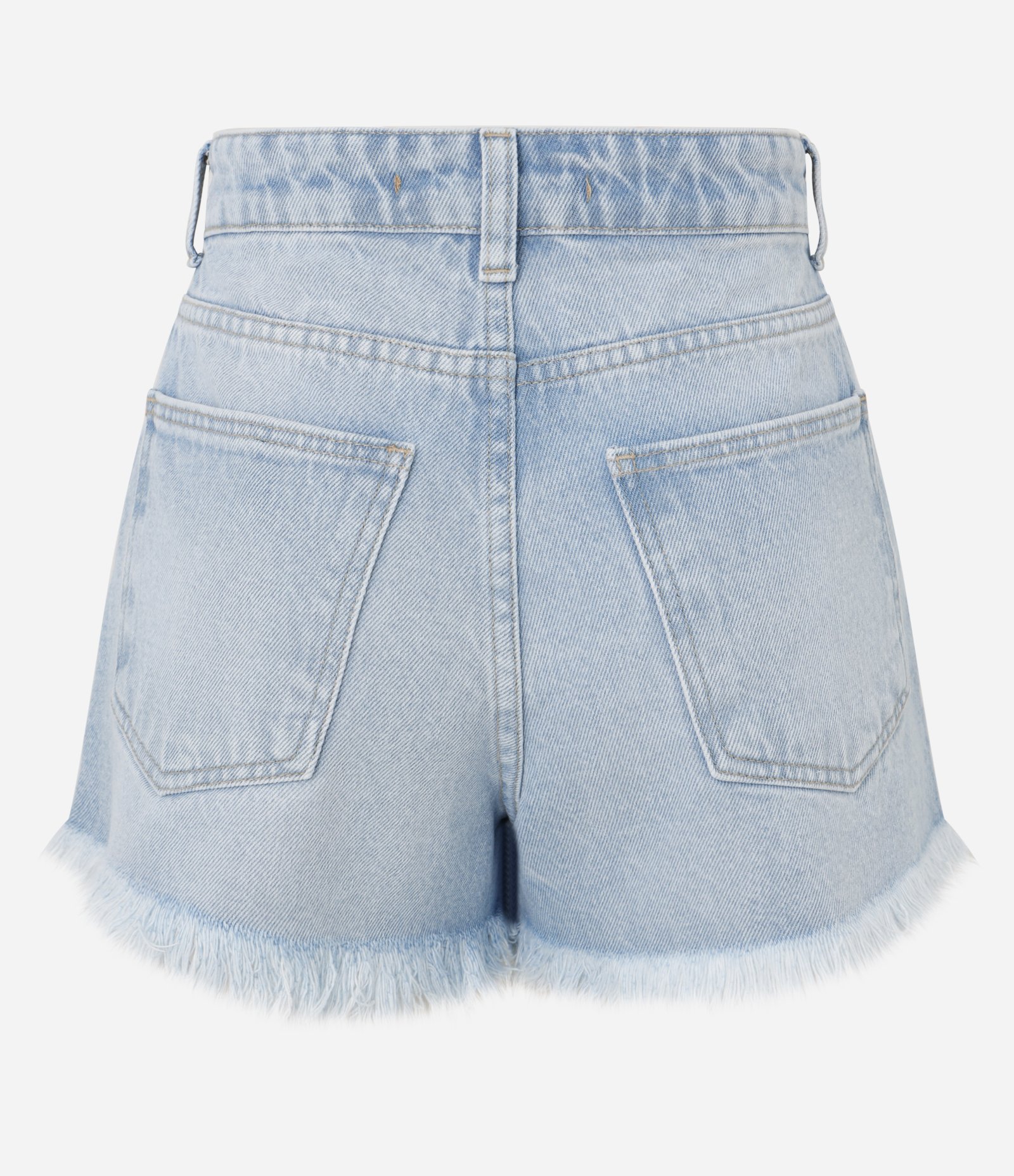 Short Slim em Jeans com Mosquetão e Pingente de Olho Grego Azul 7