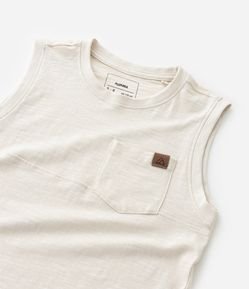 Regata Infantil em Flamê com Bolsinho - Tam 5 a 14 Anos