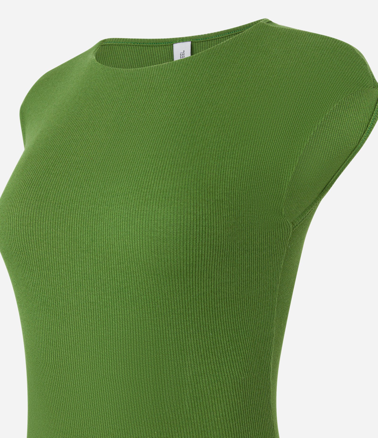 Body em Ribana com Ombro Caído Verde 2