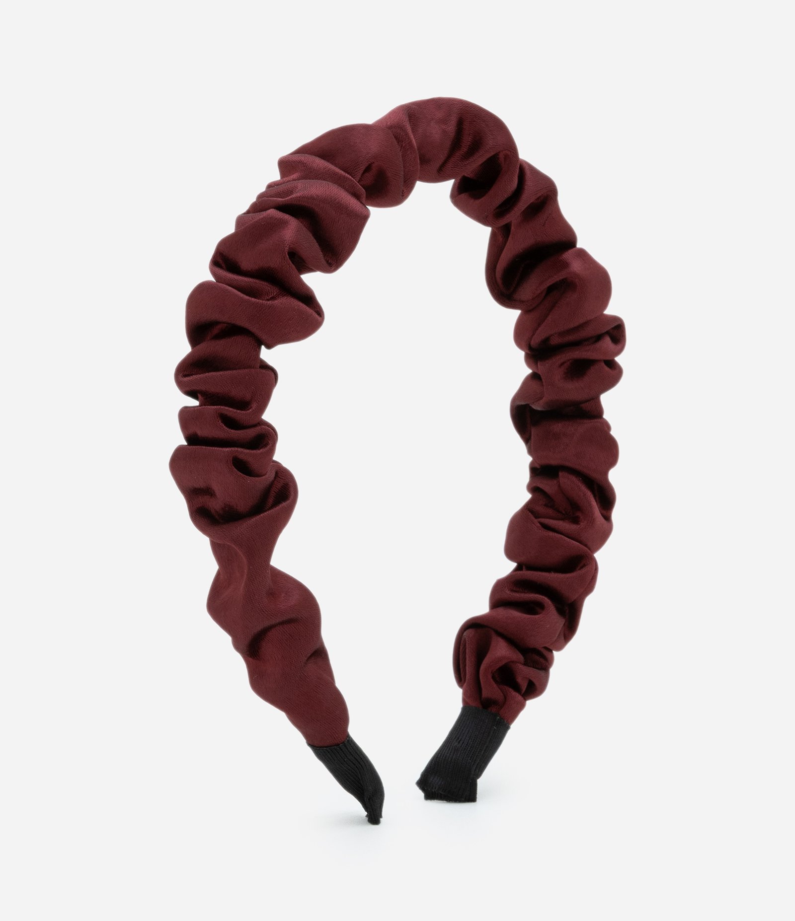 Kit 02 Tiaras Puffer e Franzida Bordô 3