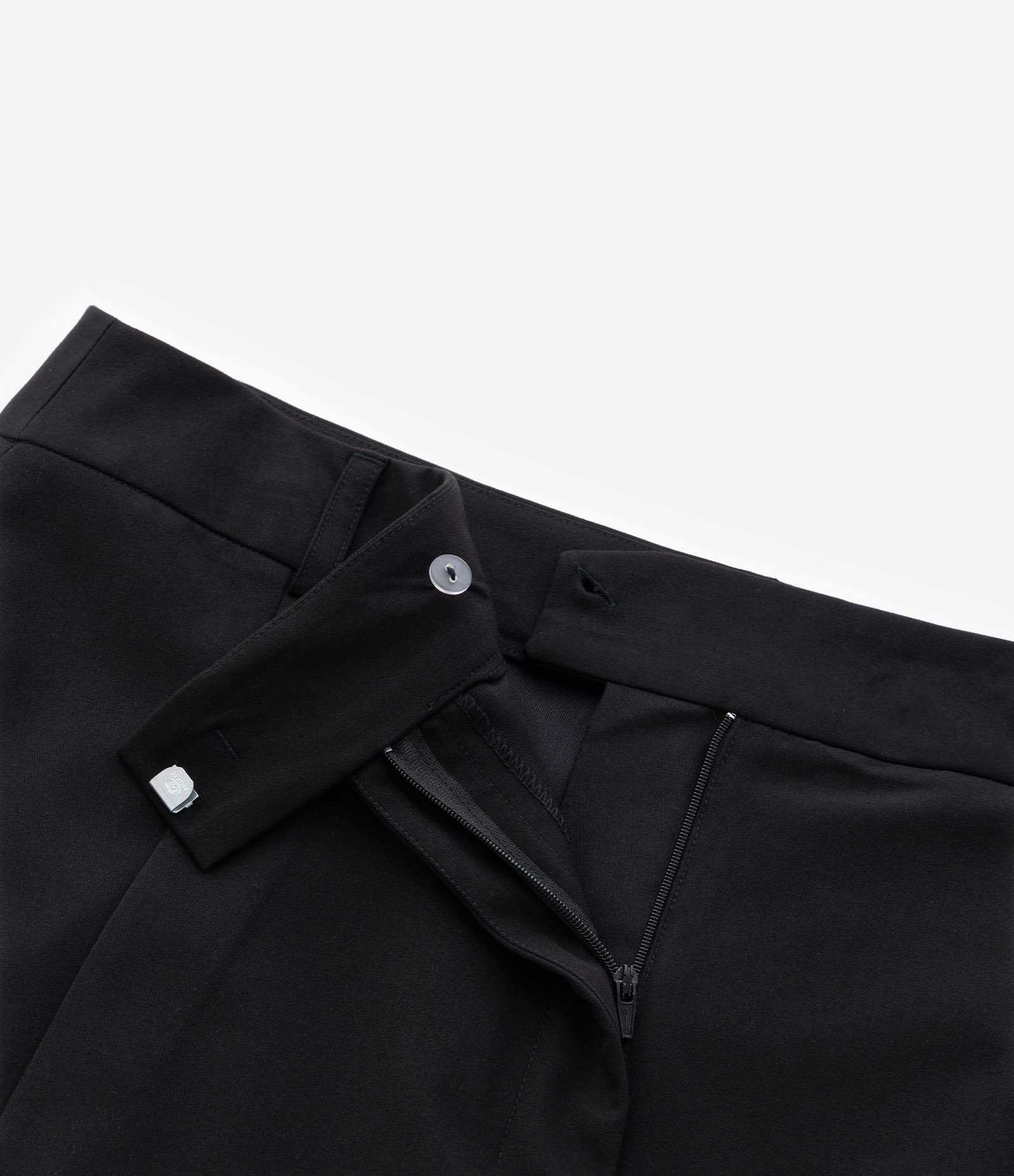 Short Saia Alfaiataria Curve & Plus Size Preto 8