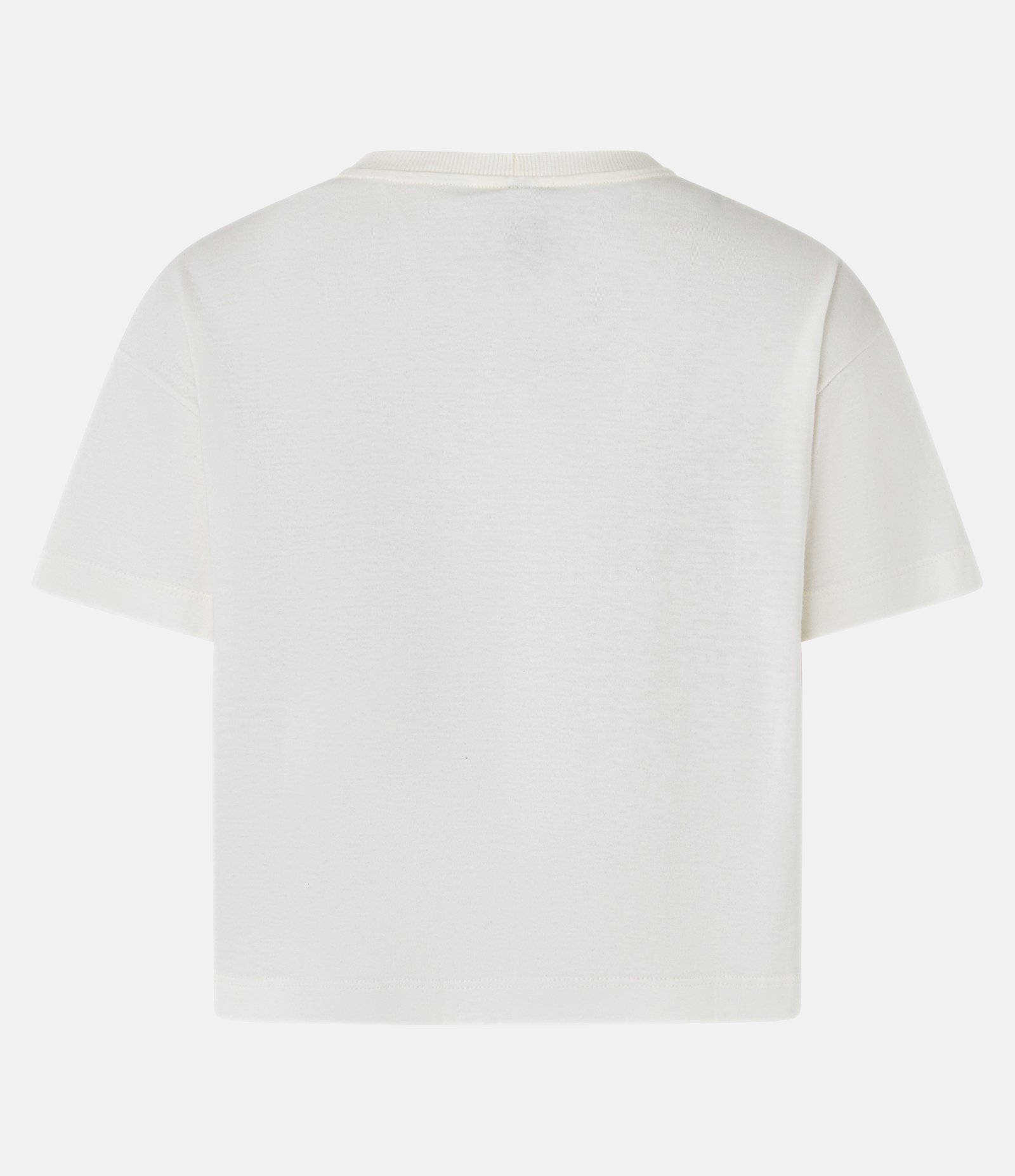 Blusa T-shirt em Algodão com Estampa Pomme Rouge Branco 5