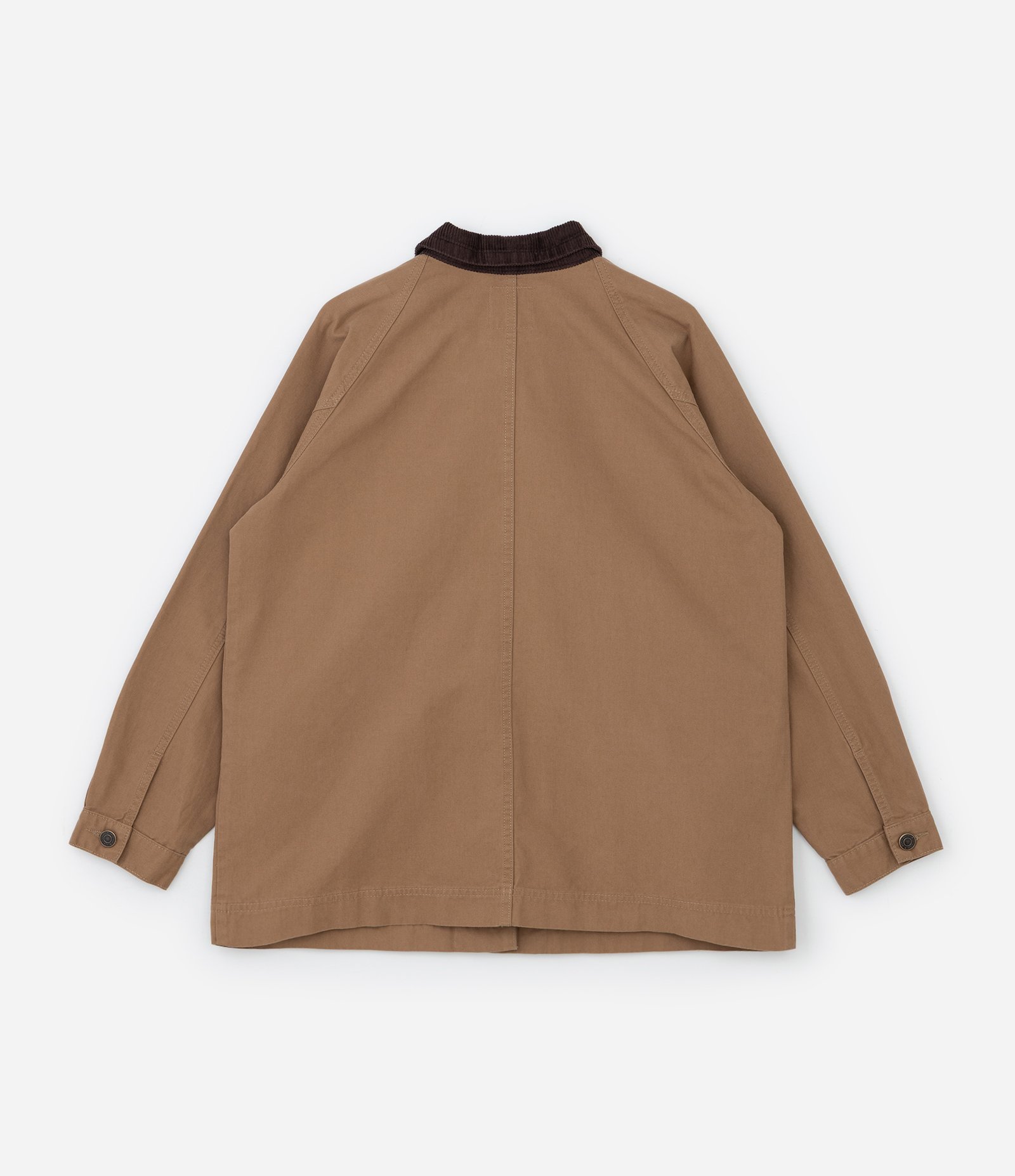 Jaqueta Sarja com Gola de Veludo Cotelê Curve & Plus Size Marrom 6