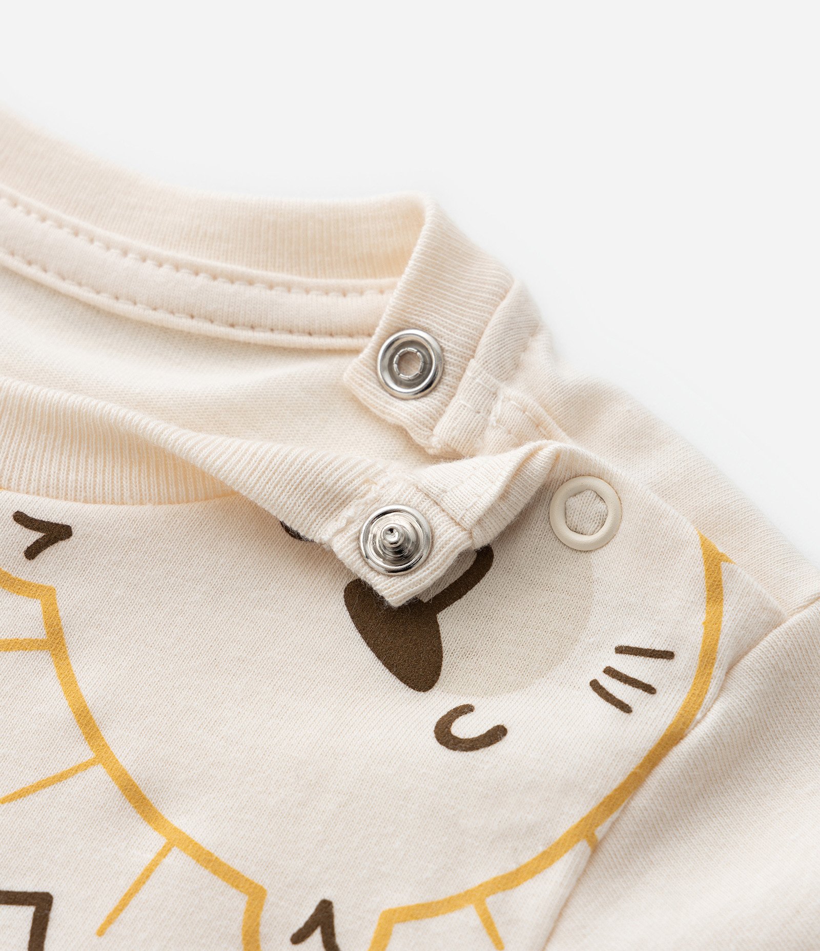 Camiseta Infantil com Estampa Bichinhos - Tam 0 a 18 meses Bege 5