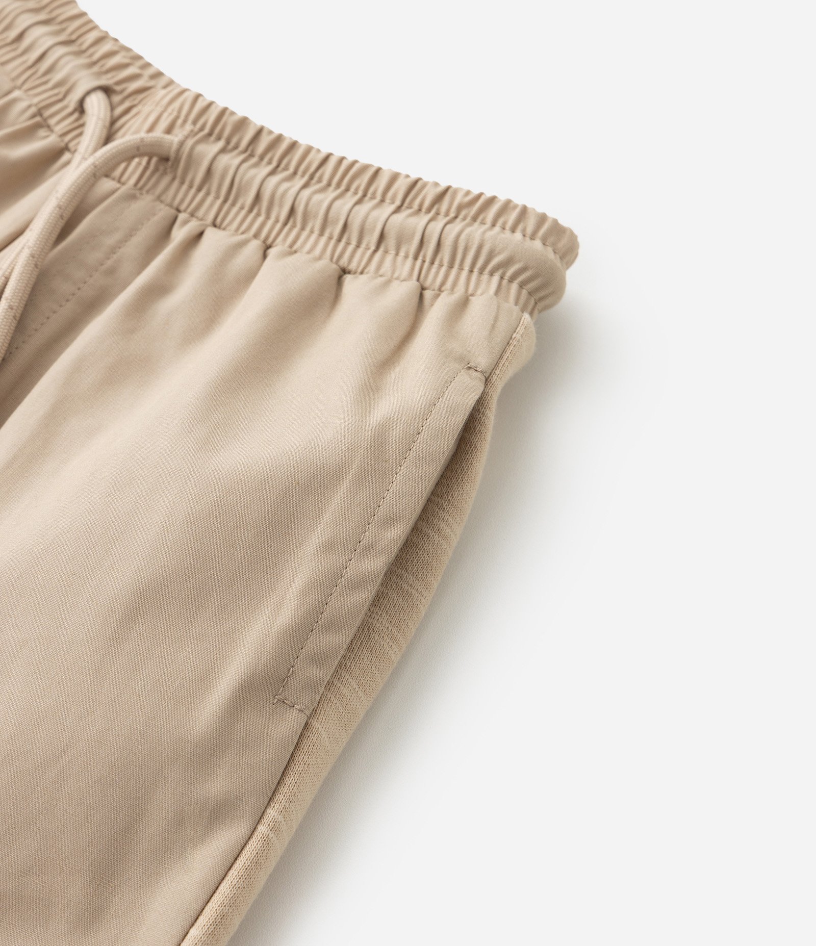 Calça Infantil em Sarja com Bolso e Zíper - Tam 1 a 6 Anos Bege 6