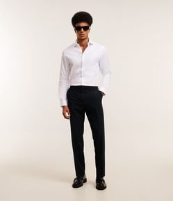 Calça de Alfaiataria com Elastano