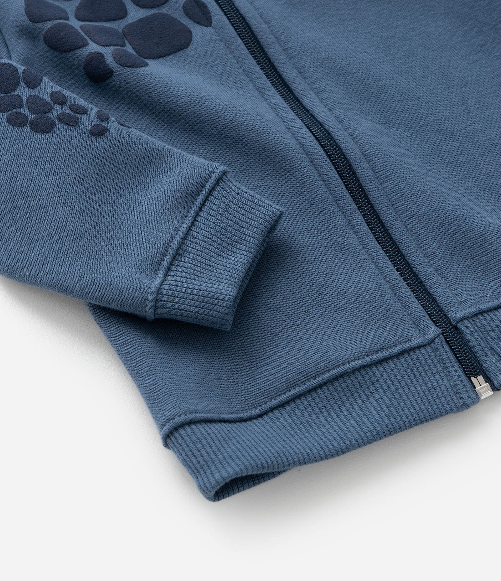 Casaco Infantil com Estampa Interativa Dino - Tam 0 a 18 meses Azul 4