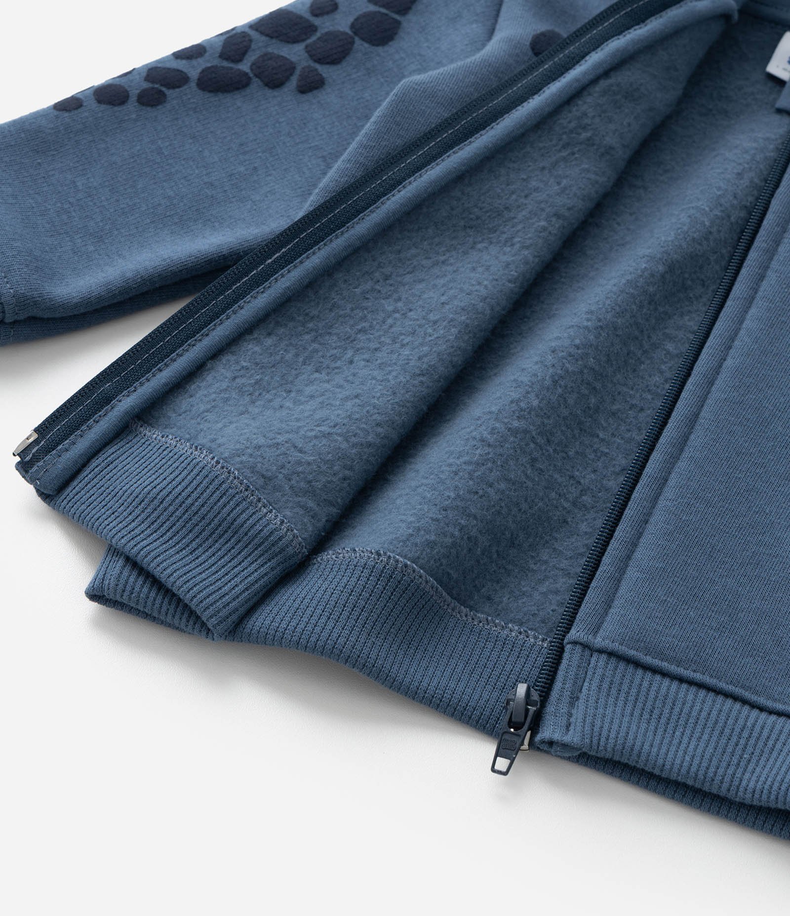 Casaco Infantil com Estampa Interativa Dino - Tam 0 a 18 meses Azul 6