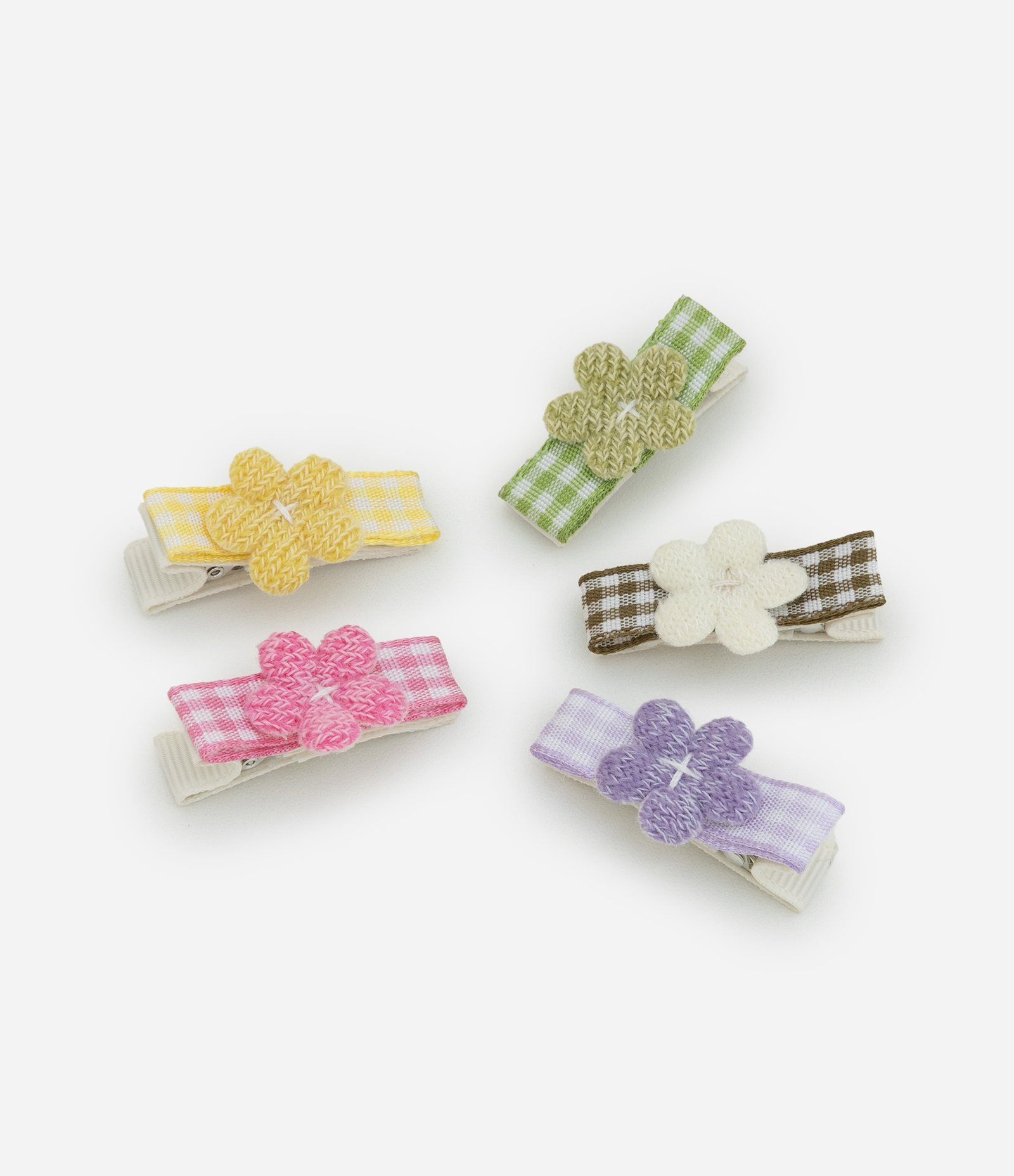 Kit 05 Presilhas de Cabelo Infantis com Estampa Sortido 1