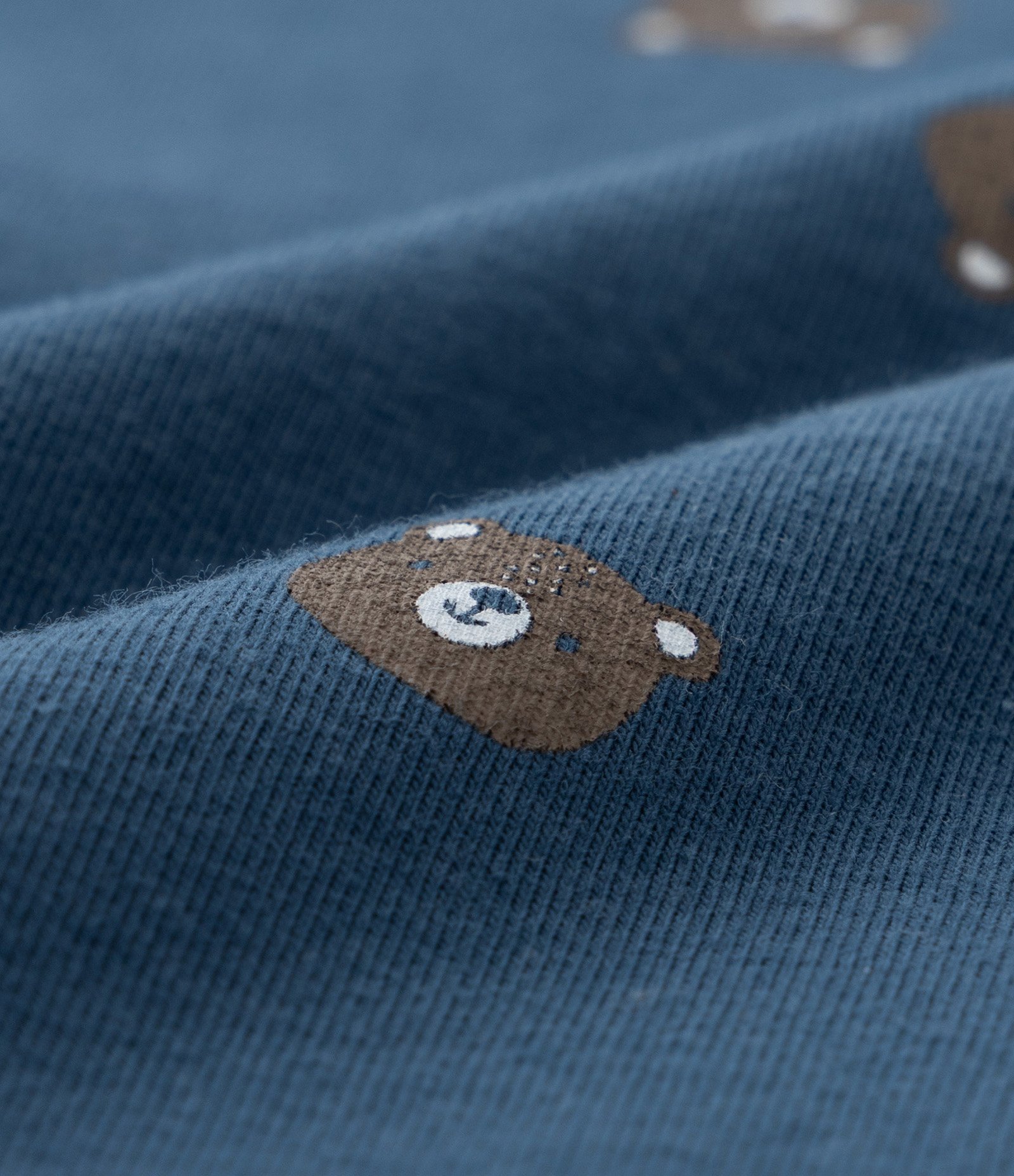 Body Infantil com Estampa Acampamento do Urso - Tam 0 a 18 meses Azul 3