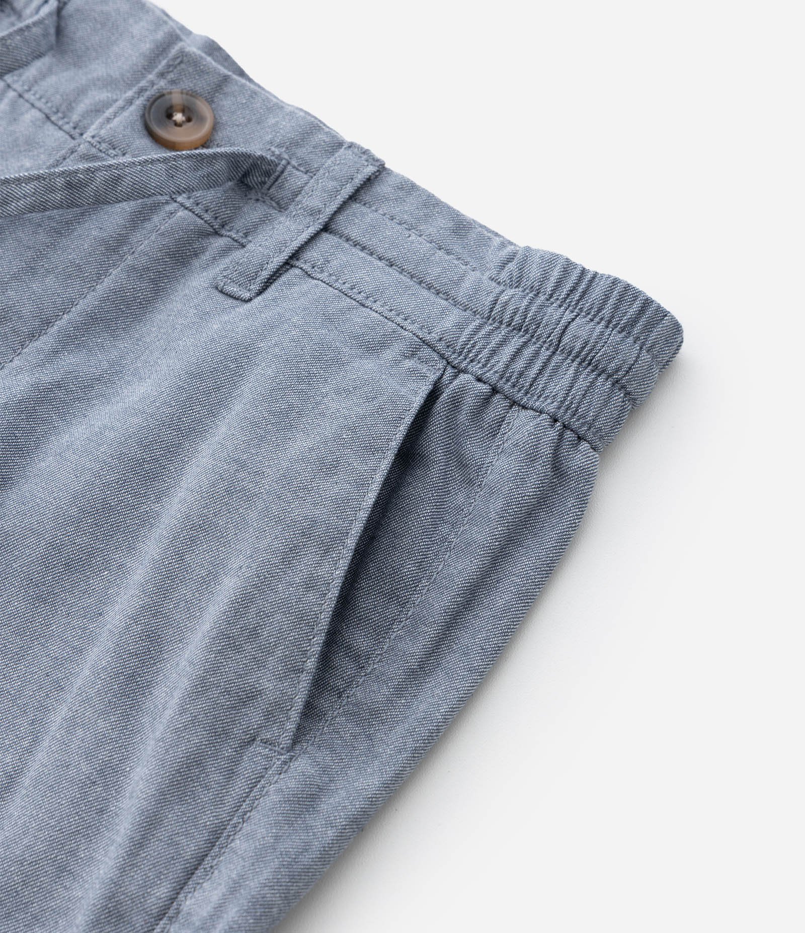 Bermuda Infantil em Sarja com Bolsos - Tam 5 a 14 Anos Cinza 6