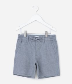 Bermuda Infantil em Sarja com Bolsos - Tam 5 a 14 Anos