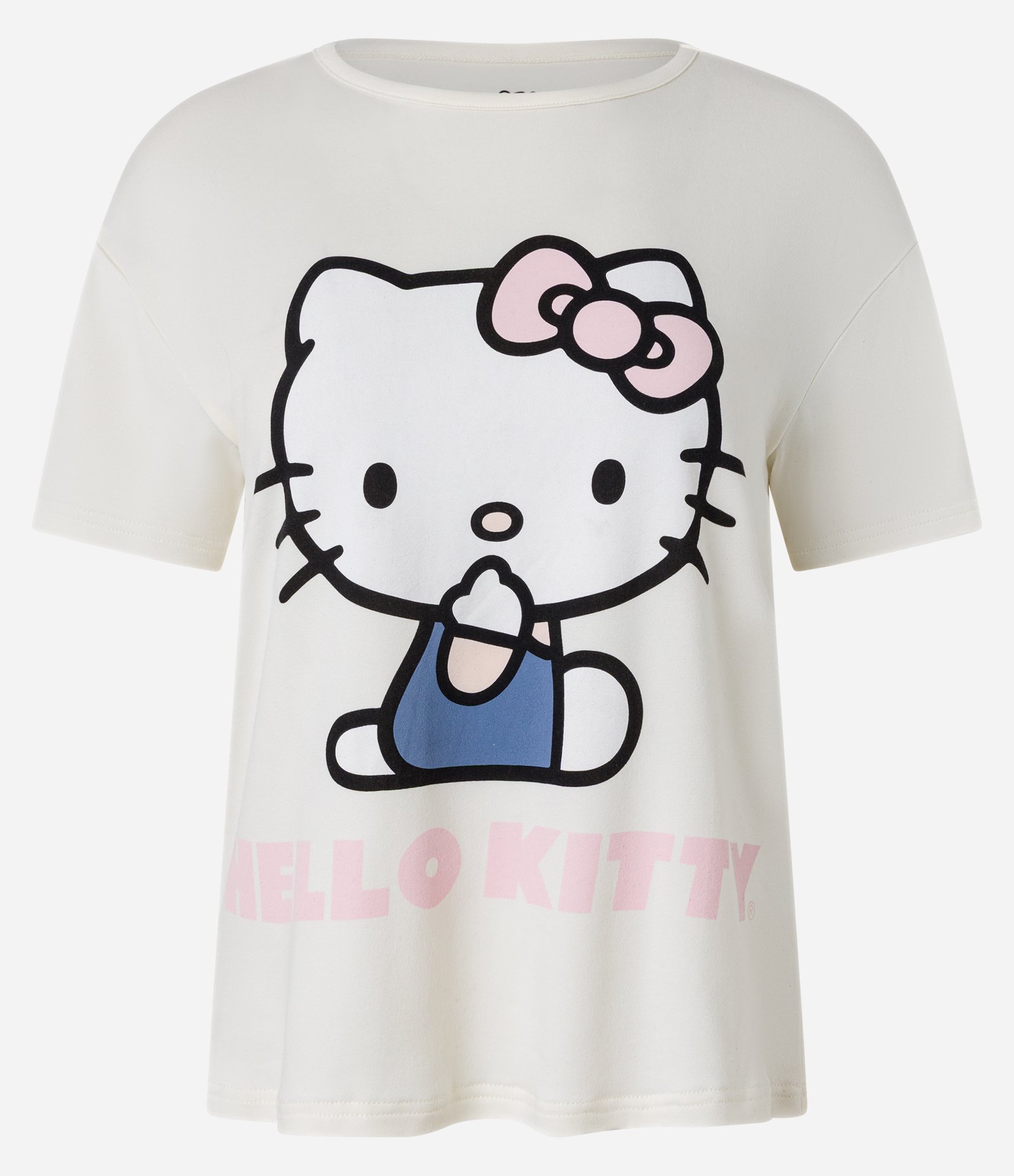 Blusa de Pijama com Estampa da Hello Kitty Bege 5