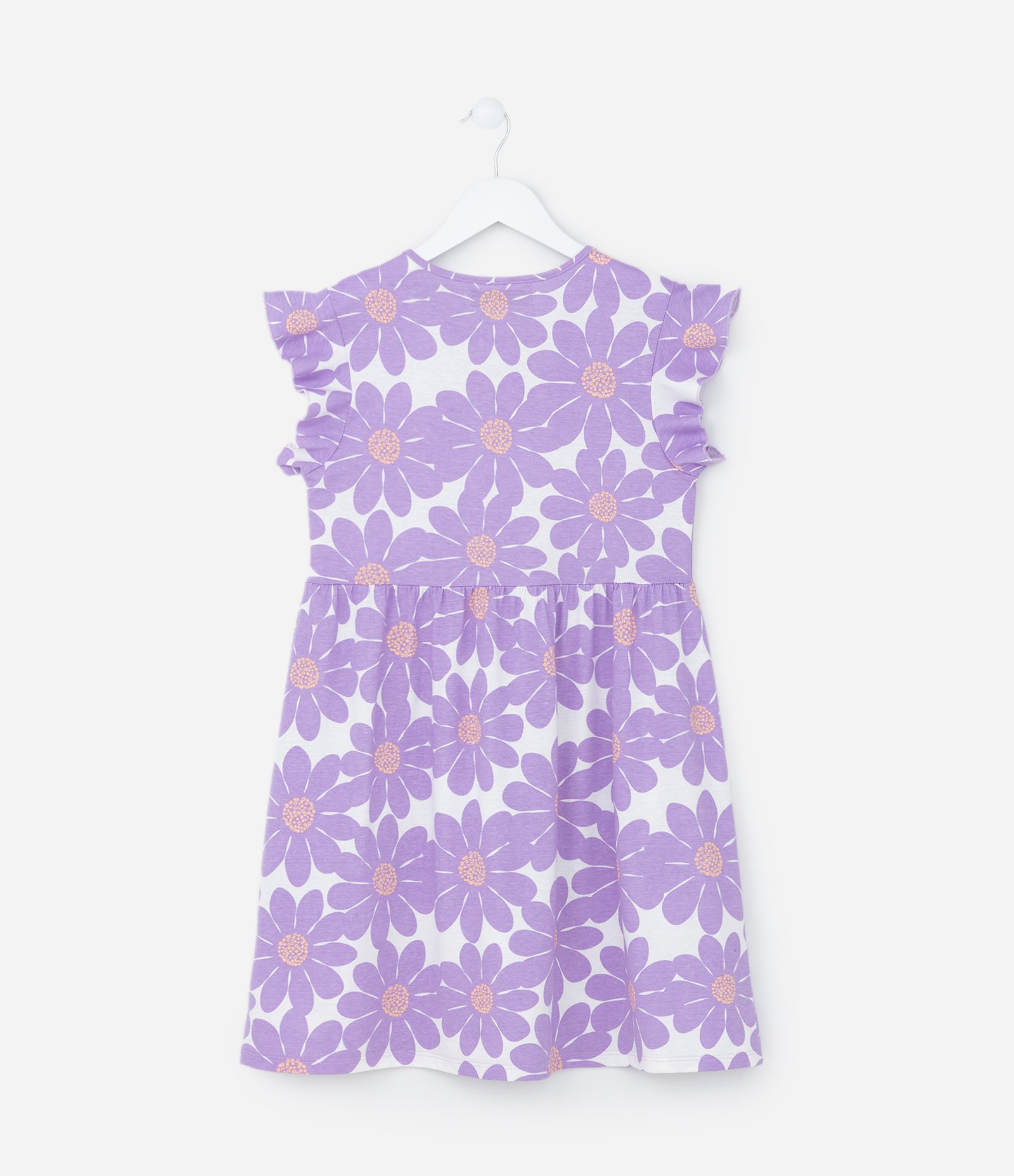 Vestido Infantil com Estampa Floral - Tam 5 a 14 Anos Lilás 2