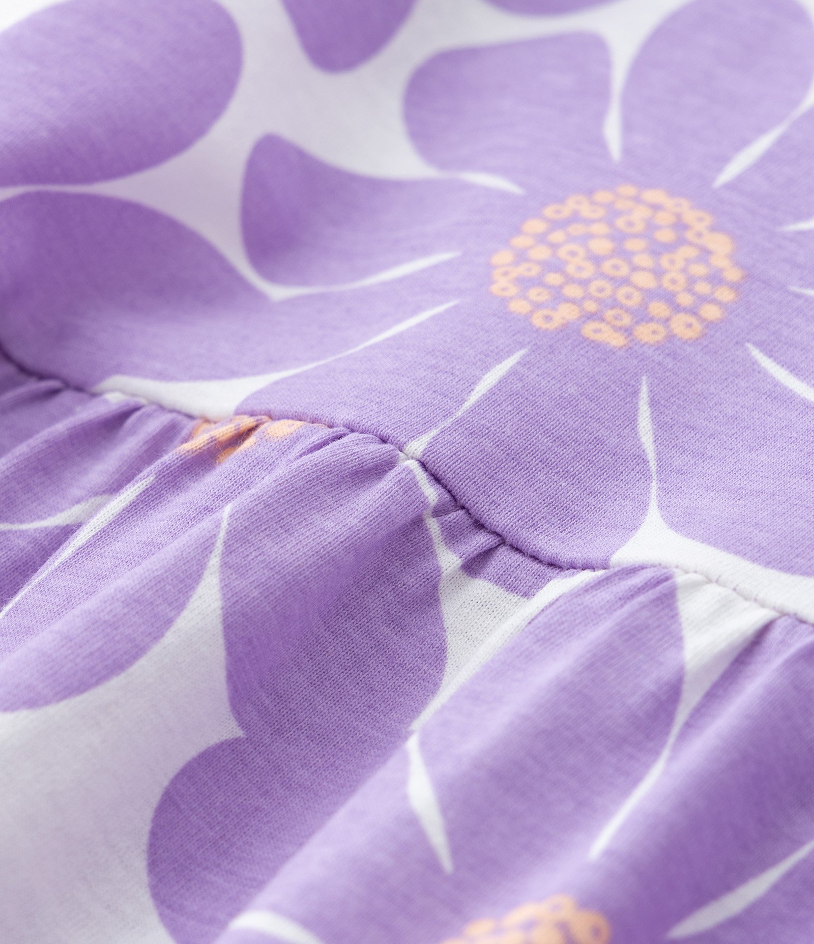 Vestido Infantil com Estampa Floral - Tam 5 a 14 Anos Lilás 3