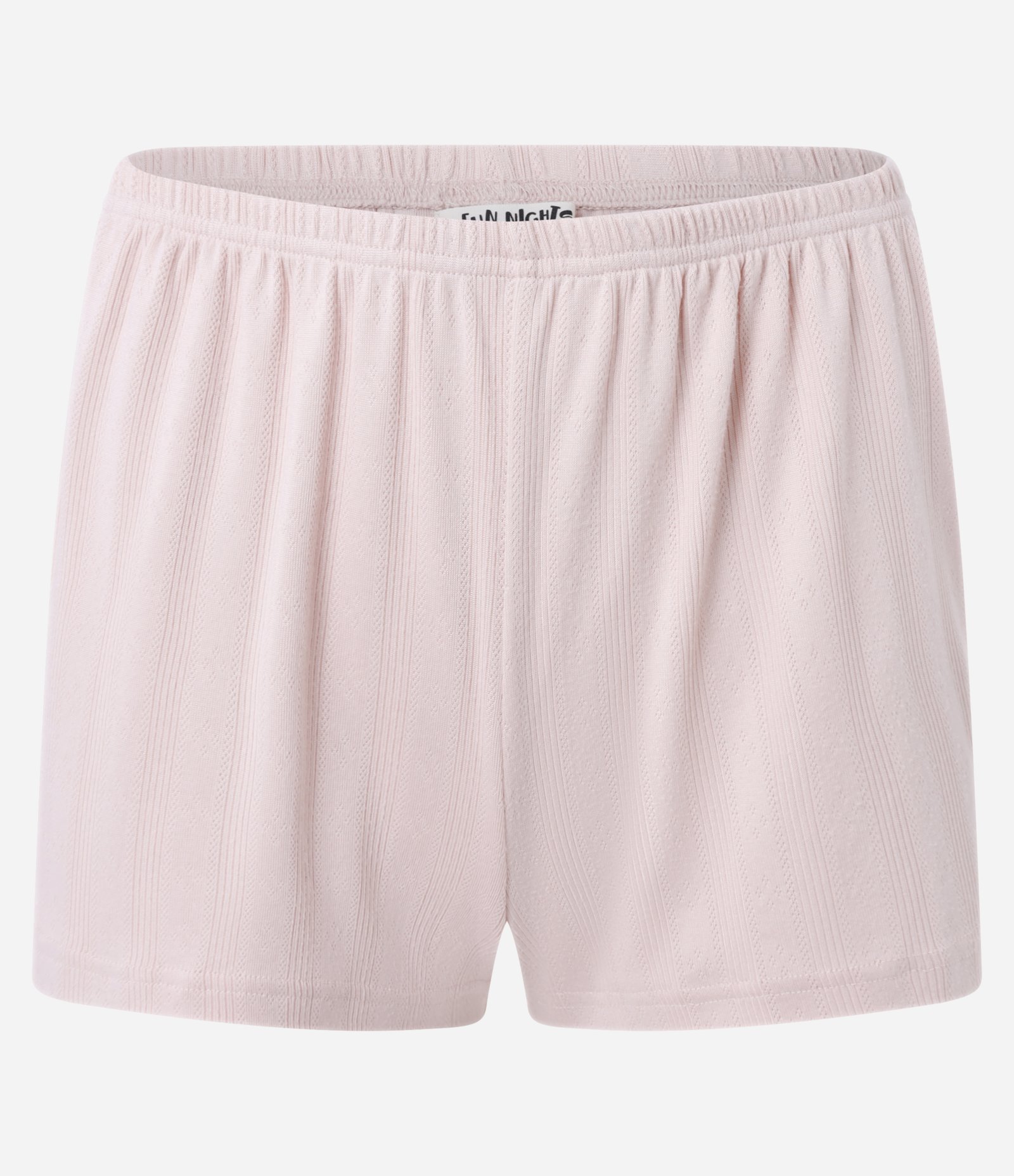 Pijama Short Doll em Malha Texturizada com Bordado de Moranguinho Rosa 6