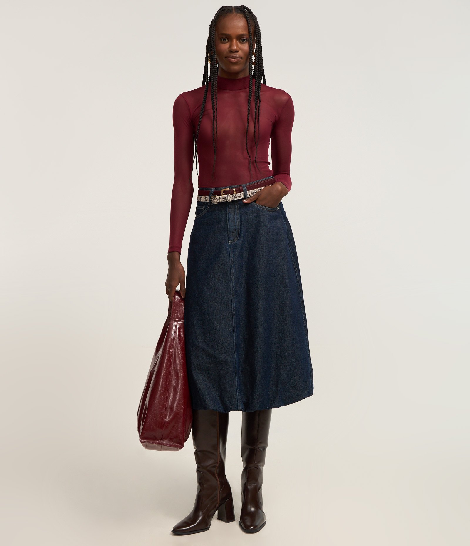 Blusa em Tule Segunda Pele com Transparência 2