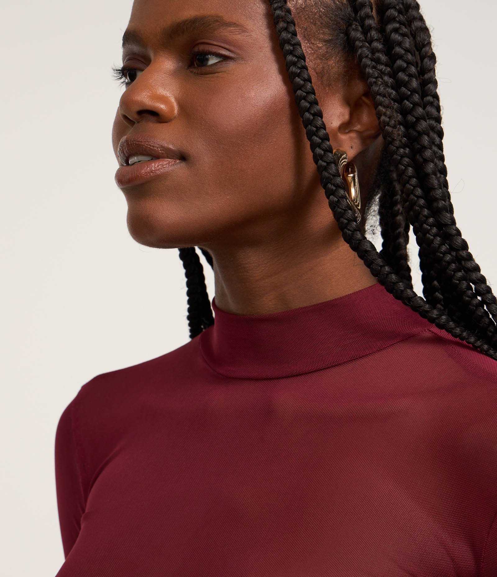 Blusa em Tule Segunda Pele com Transparência 3