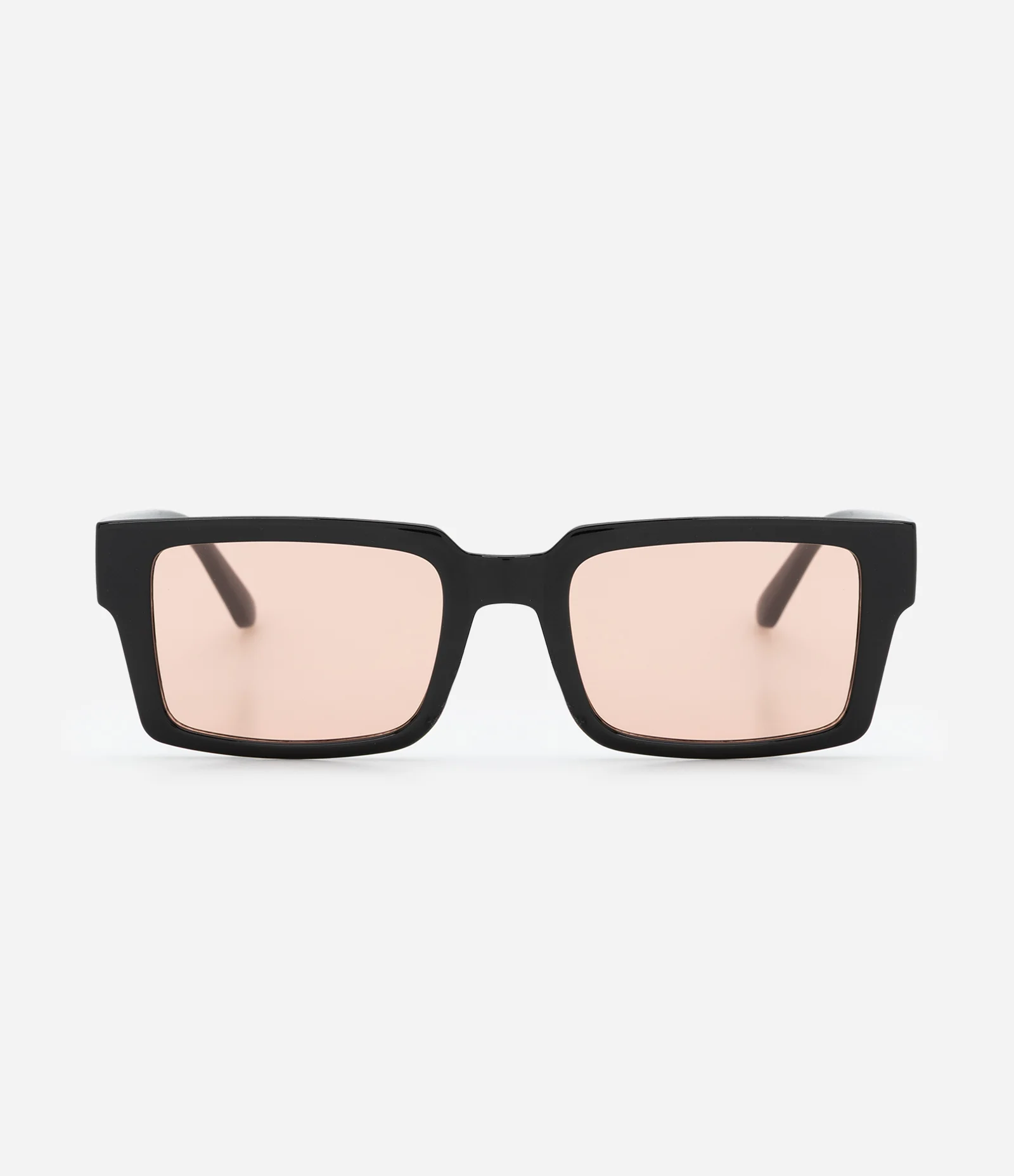 Óculos de Sol Quadrado com Lente Clara Preto 2